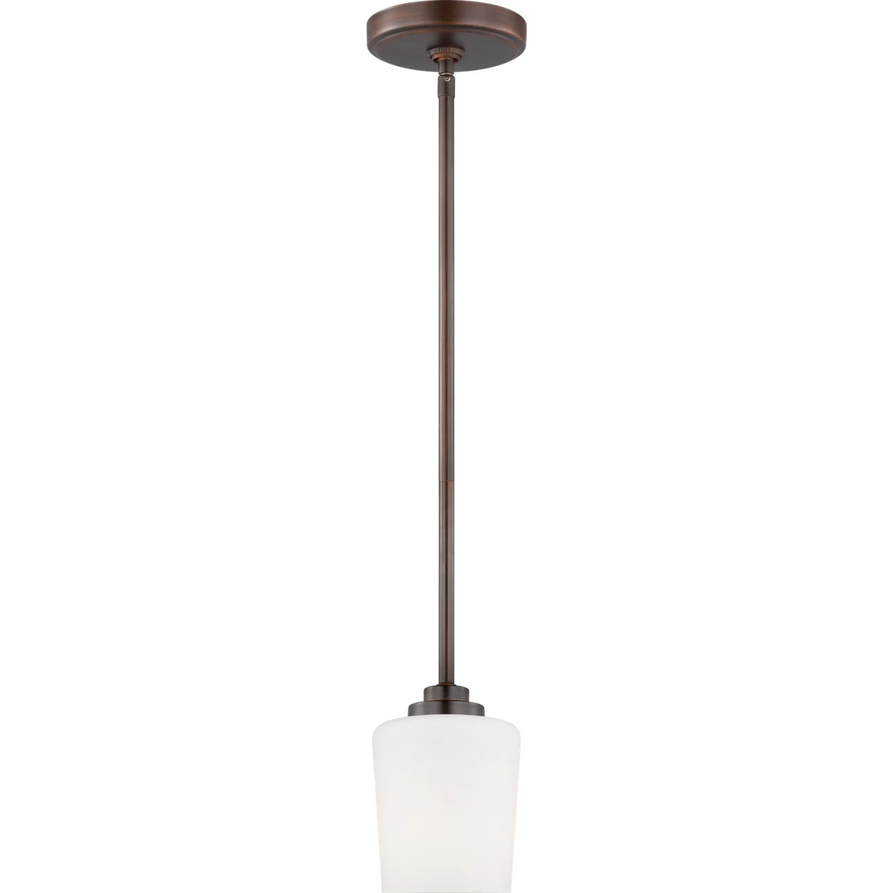 Windom 1 Light 4.25 inch Bronze Pendant Ceiling Light in Burnt Sienna