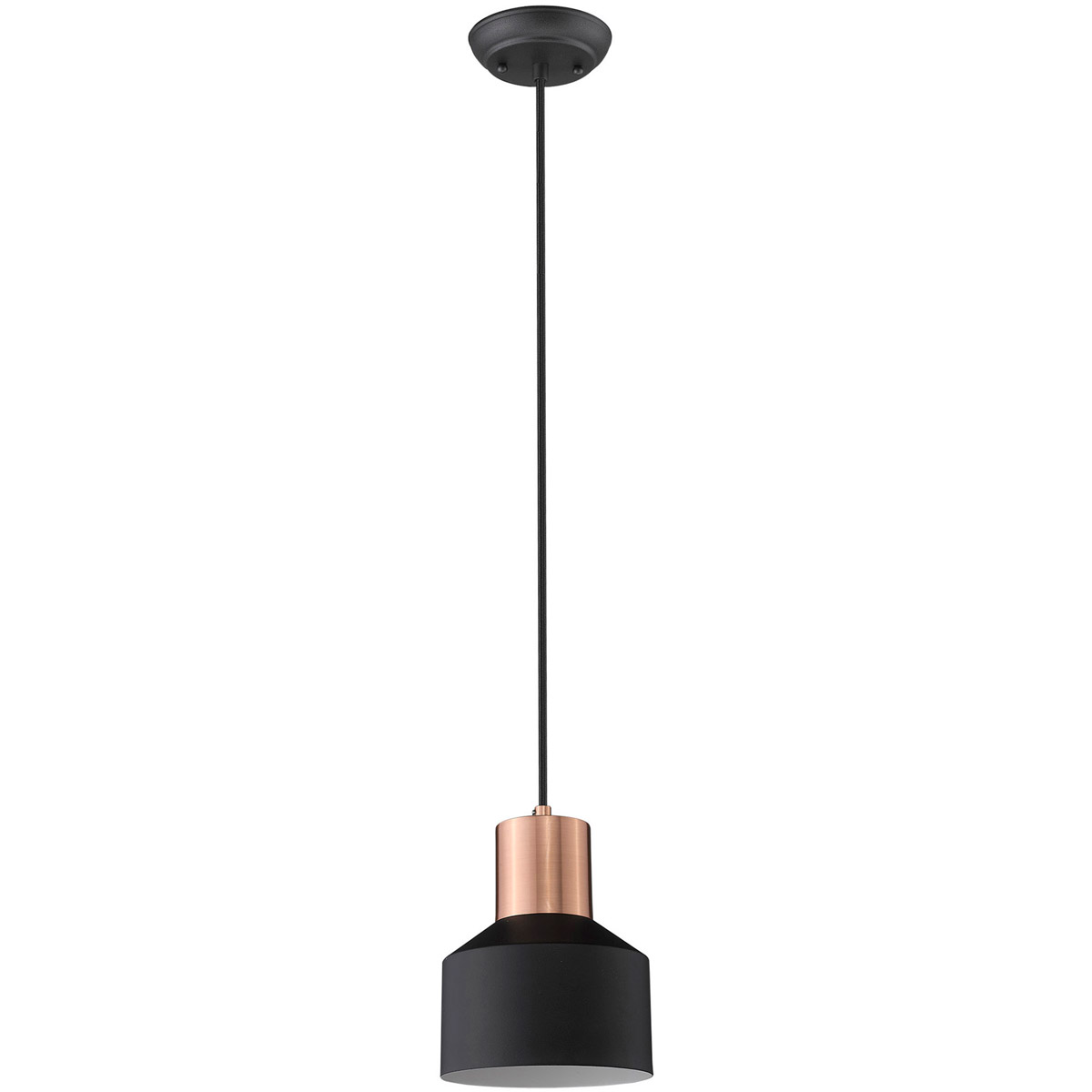 Ingo 1 Light 6.25 inch Matte Black Pendant Ceiling Light