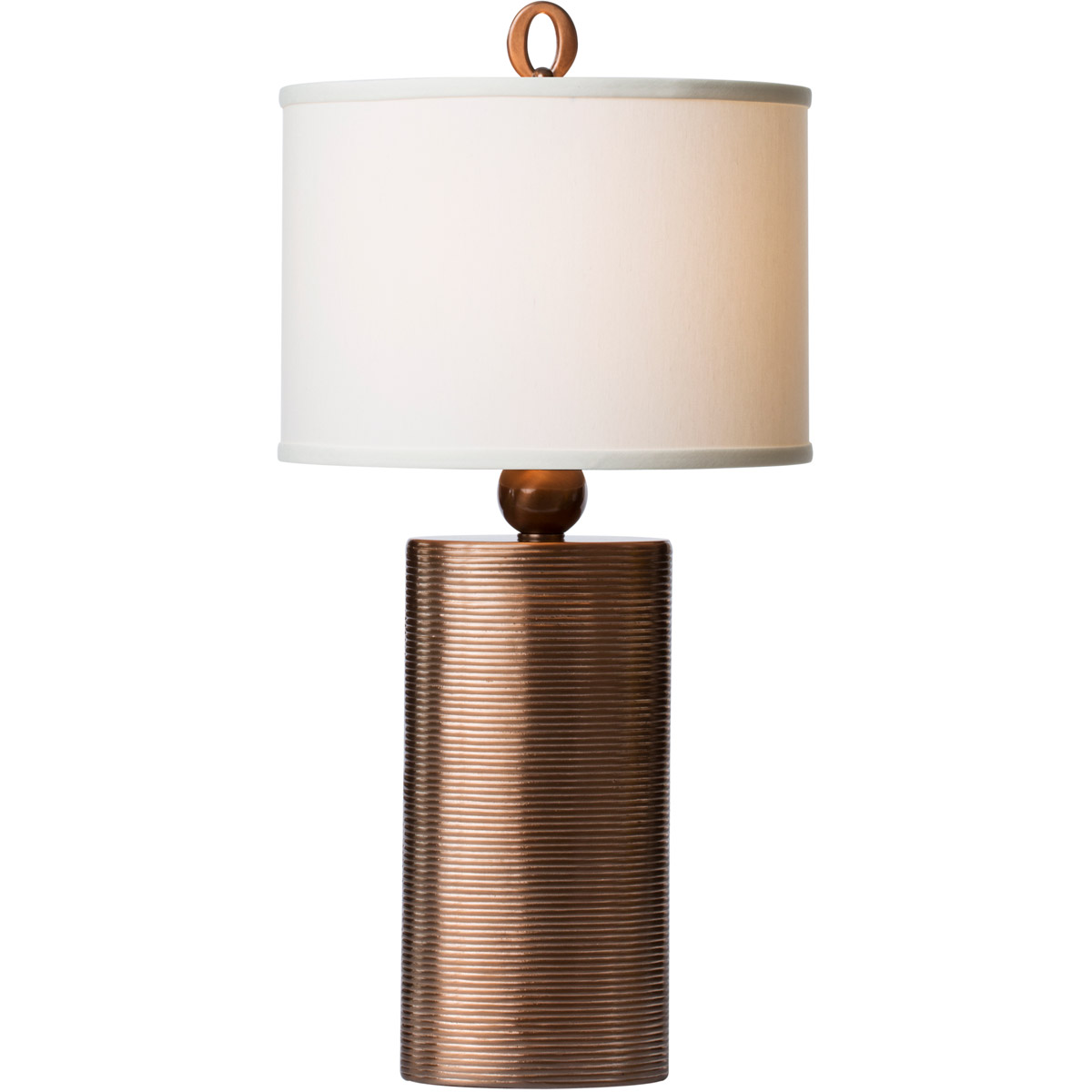 Mirage 32 inch 100 watt Copper Table Lamp Portable Light 