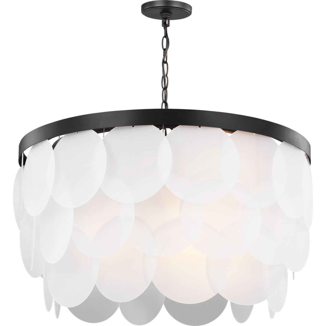 Sean Lavin Mellita 8 Light 30 inch Midnight Black Pendant Ceiling Light