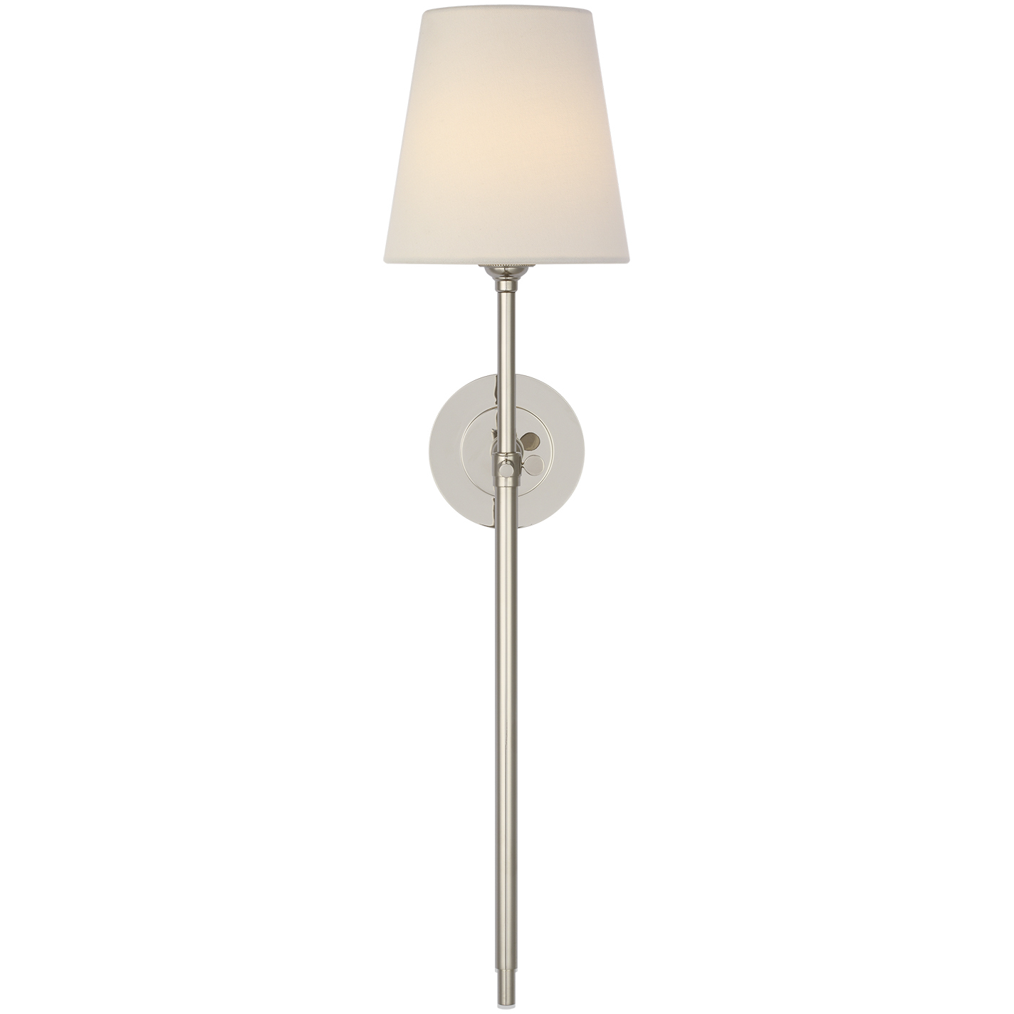 Thomas O'Brien Bryant LED 6.5 inch Polished Nickel Cordless Tail Sconce Wall Light