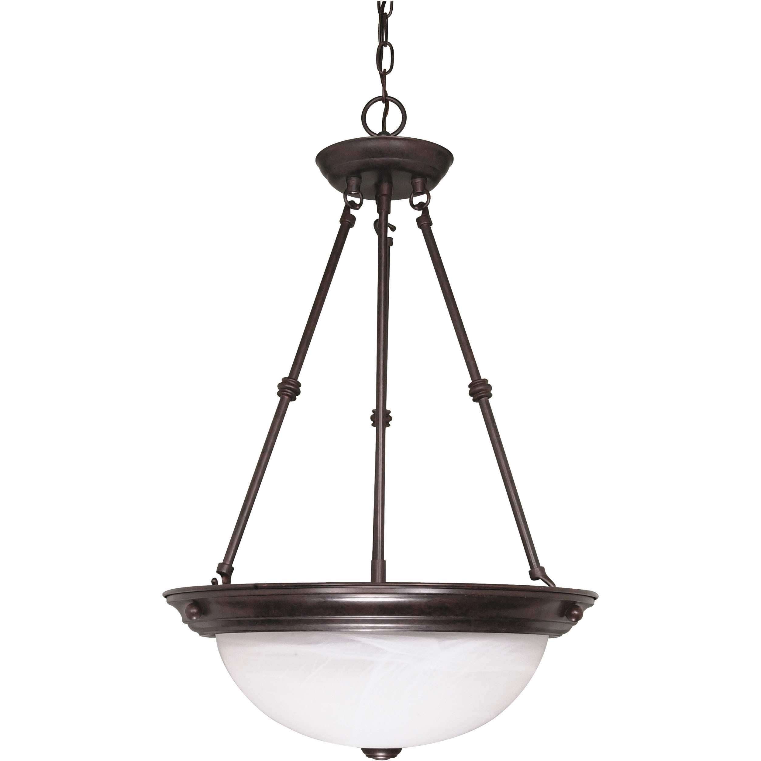 Brentwood 3 Light 15 inch Old Bronze Pendant Ceiling Light