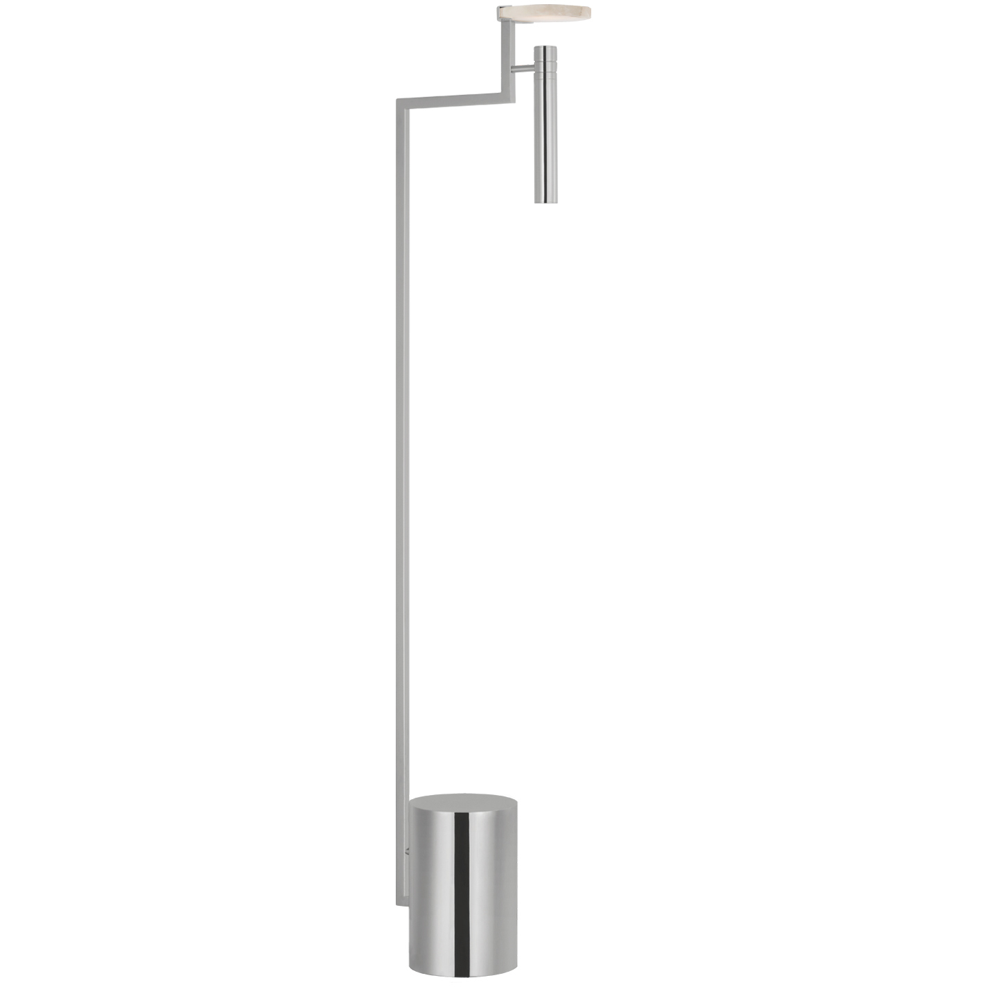 Kelly Wearstler Melange 52 inch 6 watt Polished Nickel Floating Disc Floor Lamp Portable Light
