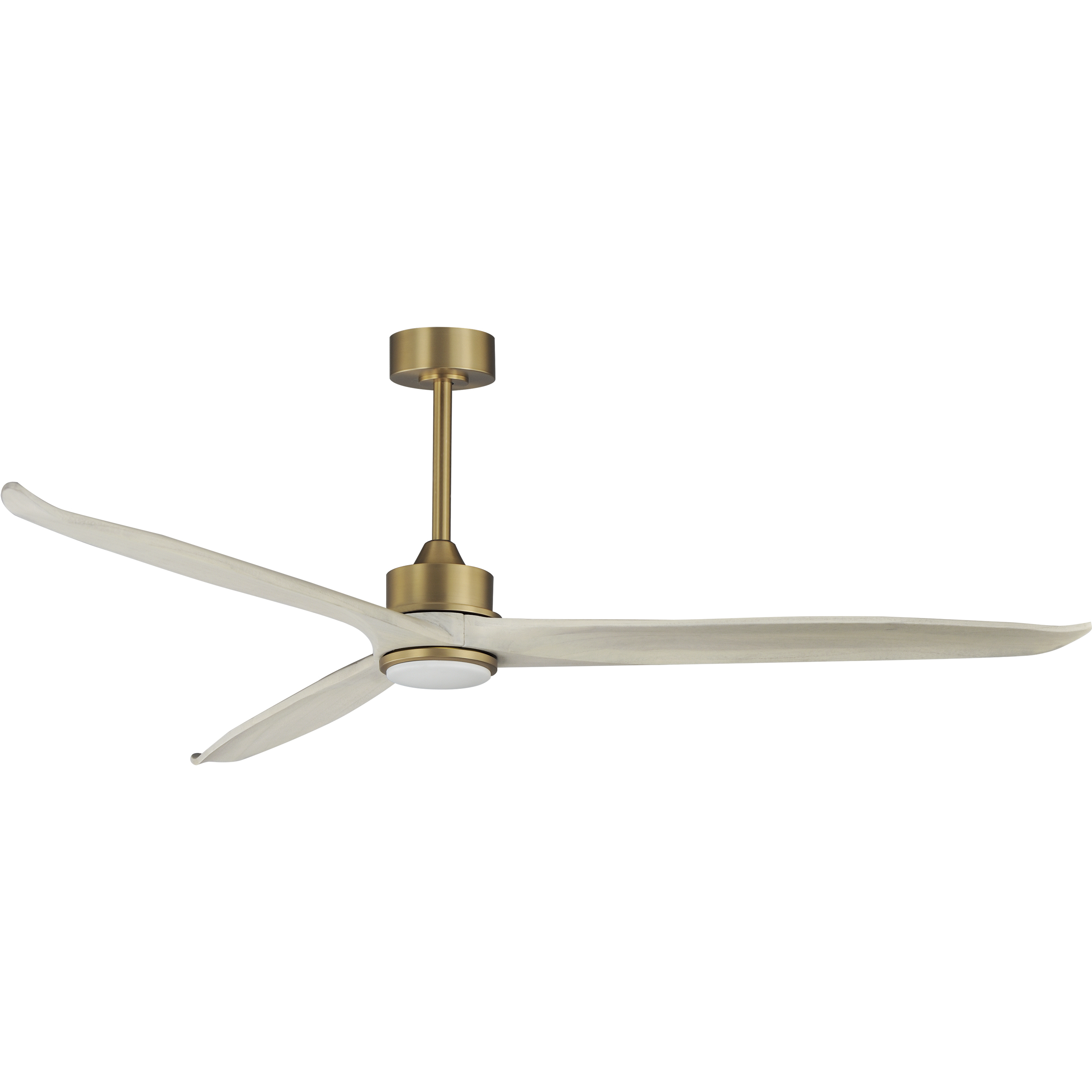 Woodwind 72 inch Satin Nickel Indoor Ceiling Fan in Greywood