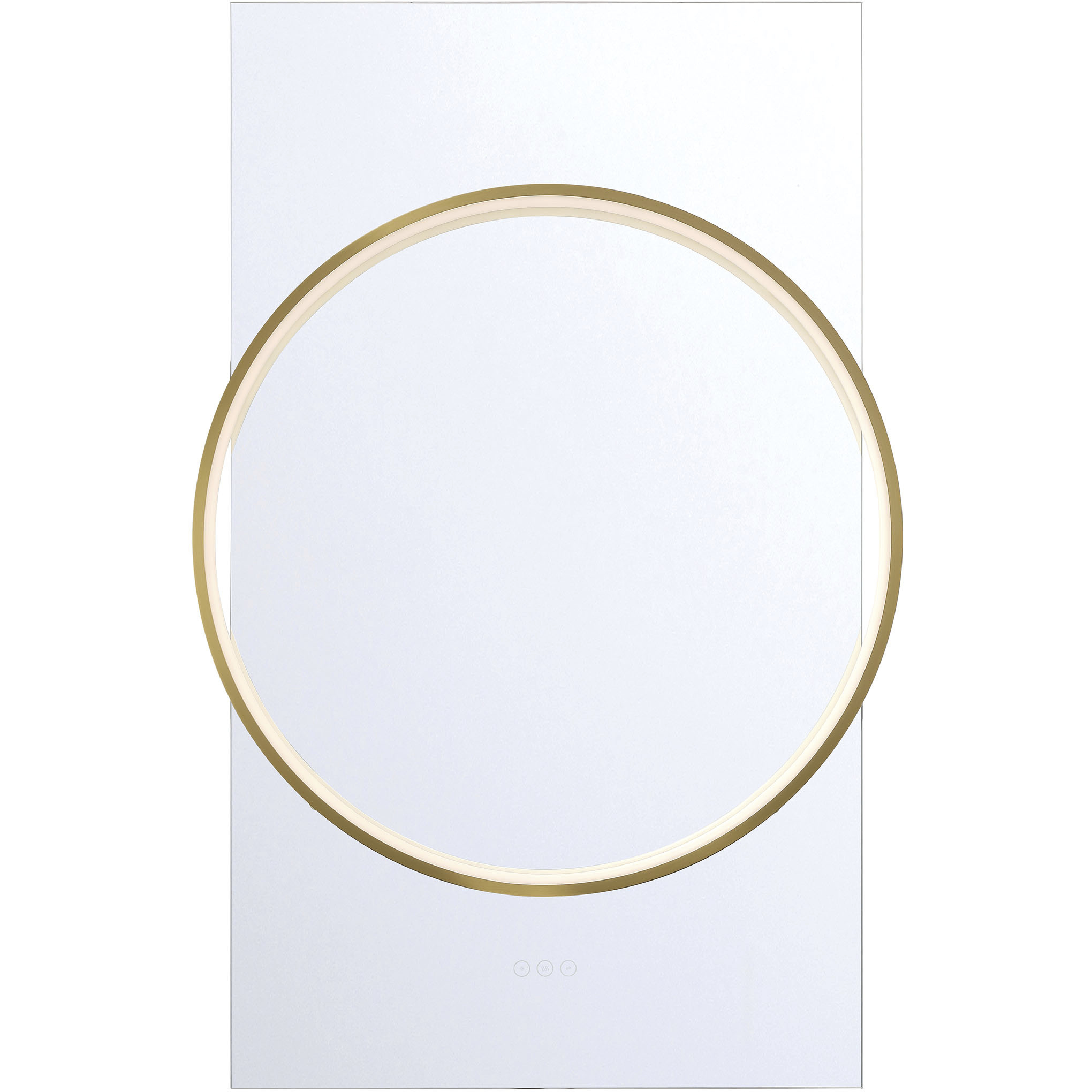 Trails 46 X 30 inch Gold LED Mirror