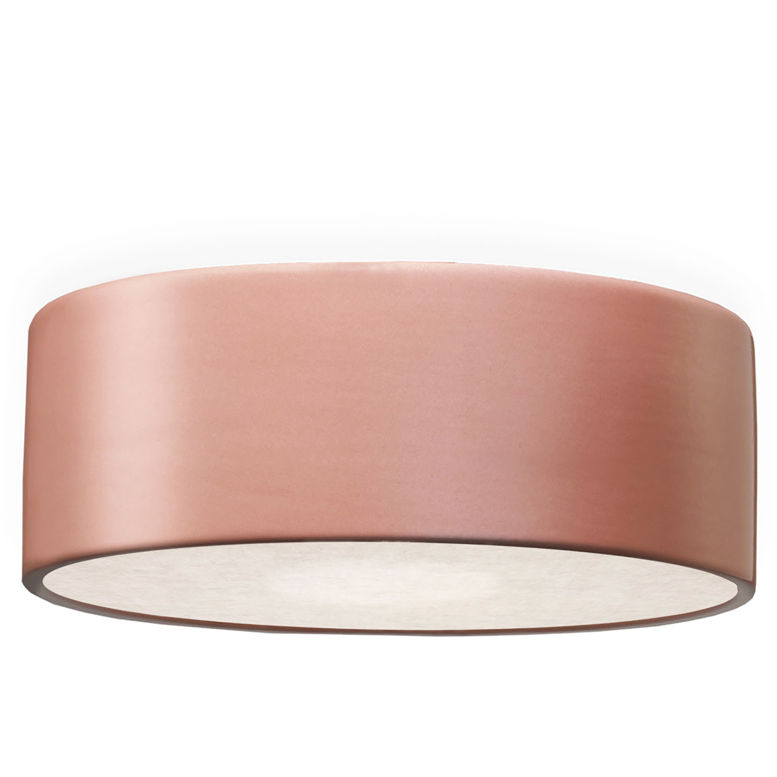 Radiance Collection LED 8.25 inch Gloss Blush Outdoor Flush-Mount