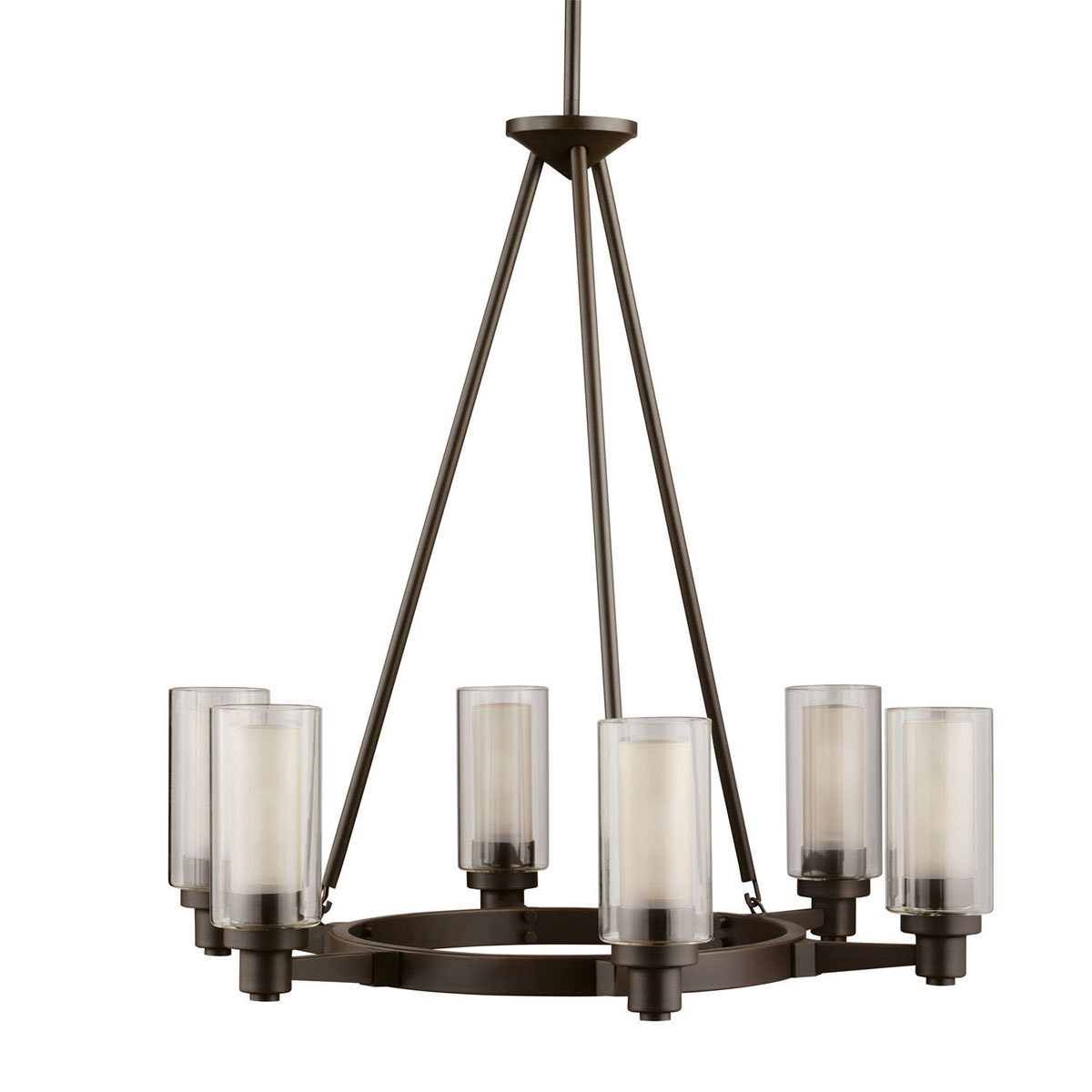 Kichler 2344OZ Circolo 6 Light Chandelier Olde Bronze, image size:1200x1200