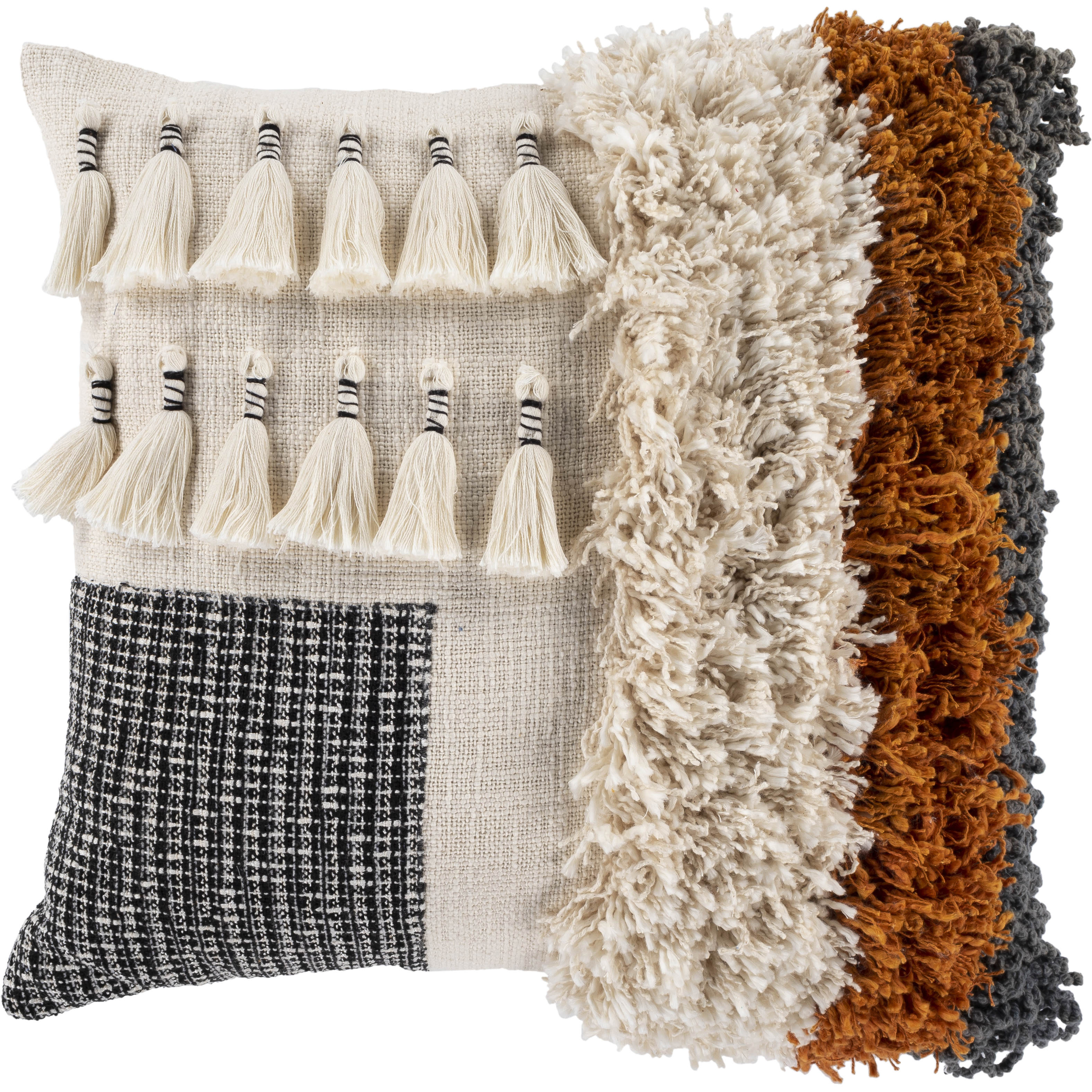 Pelusa 20 inch Camel Pillow Cover in 20 x 20, Square