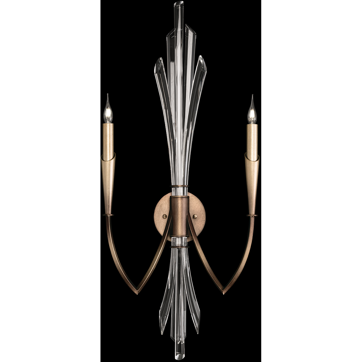 Trevi 2 Light 13.8 inch Bronze Sconce Wall Light