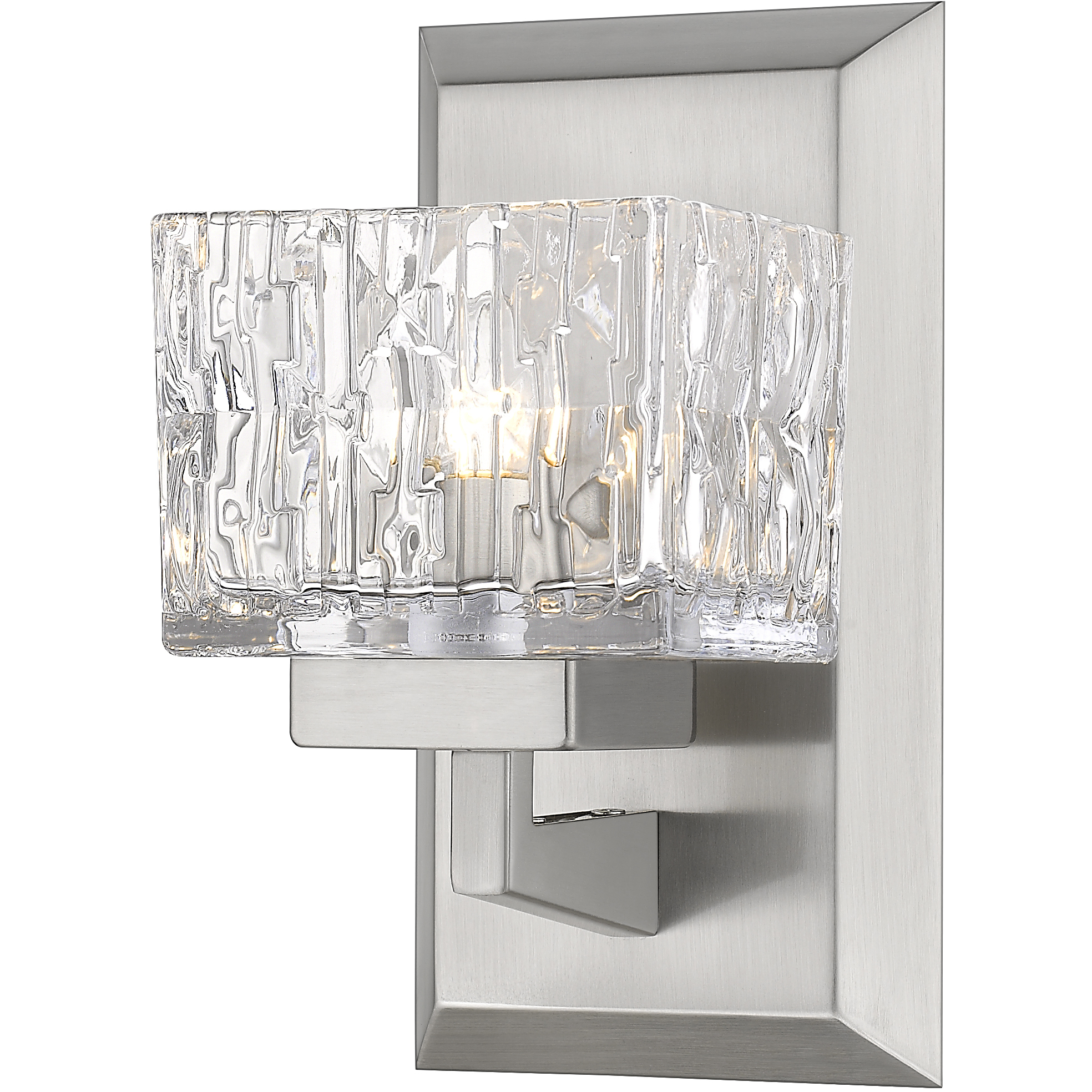 Rubicon 1 Light 4.75 inch Brushed Nickel Wall Sconce Wall Light in G9