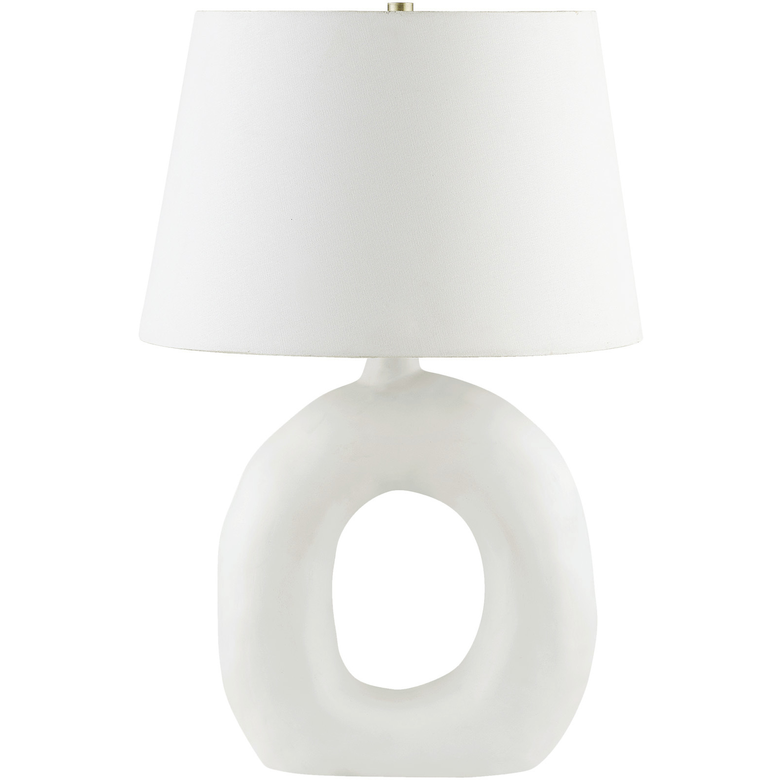 Kalahari 23 inch 100 watt Matte Off-White Table Lamp Portable Light