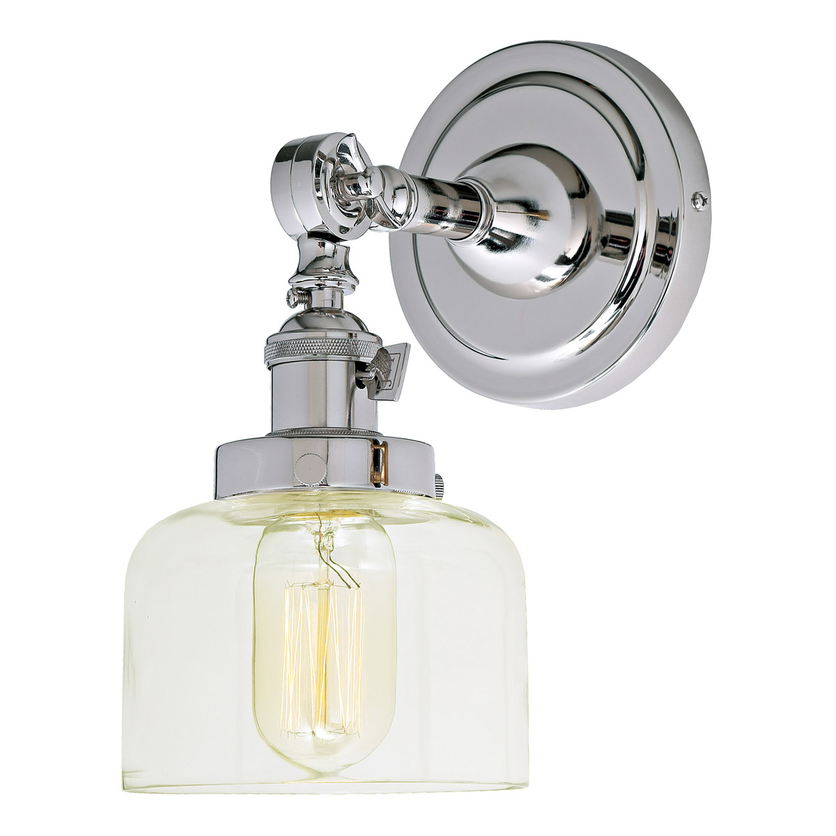 Soho Shyra 1 Light 5 inch Polished Nickel Wall Sconce Wall Light, Swivel