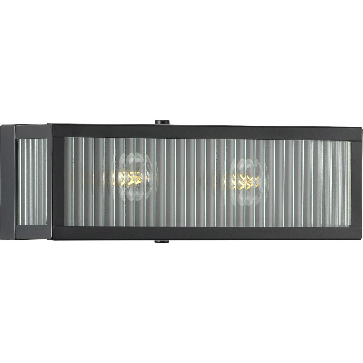 Dwyer 2 Light 14 inch Matte Black Bath Vanity Wall Light
