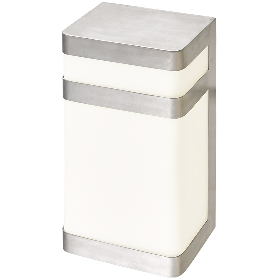 Sentinel LED 10 inch Stainless Steel Outdoor Wall Light