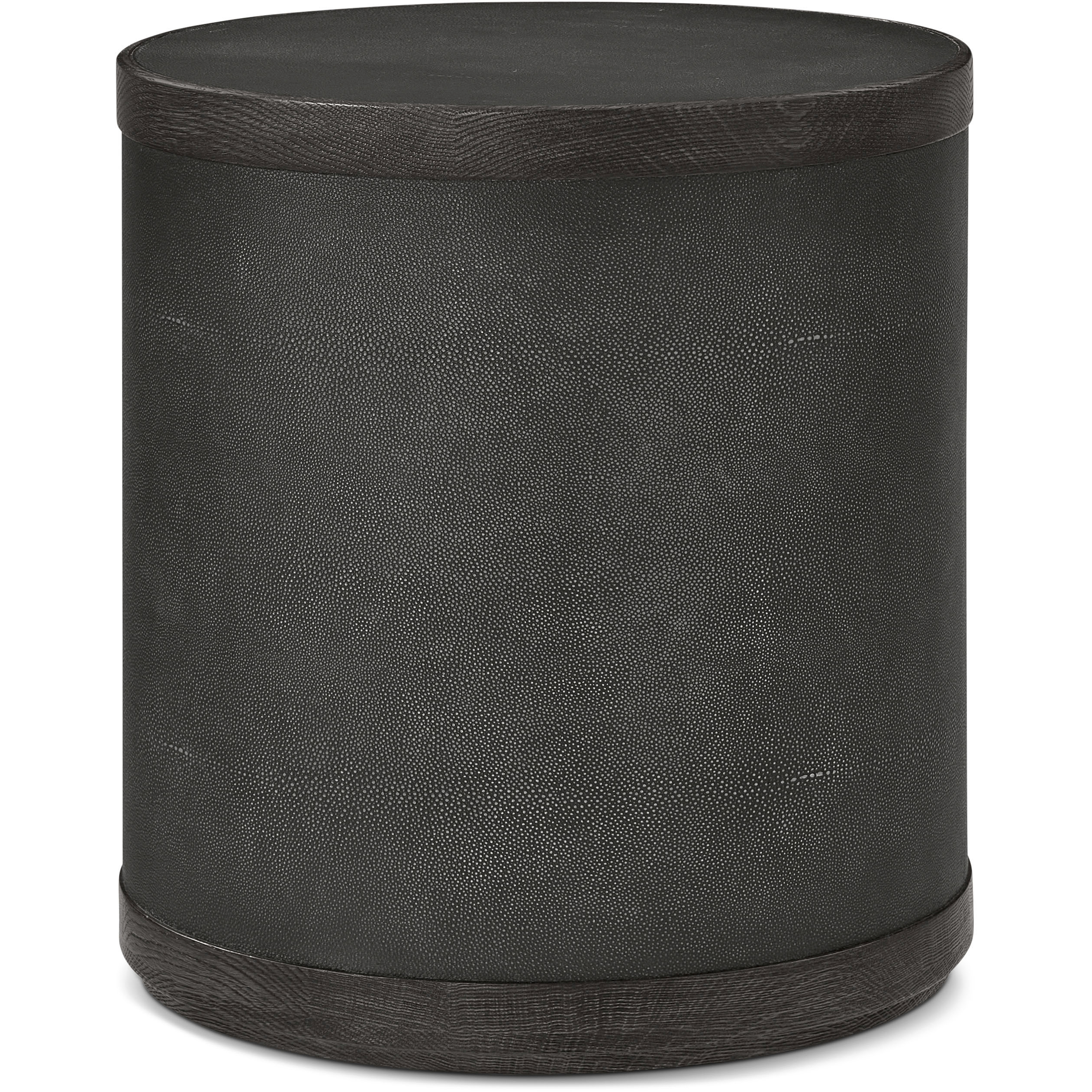 Maxwell 24 X 22 inch Obsidian Side Table, Wooden