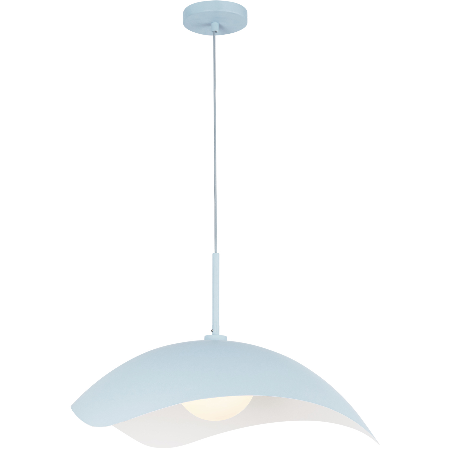 Kirby 1 Light 22.25 inch Cerulean Pendant Ceiling Light