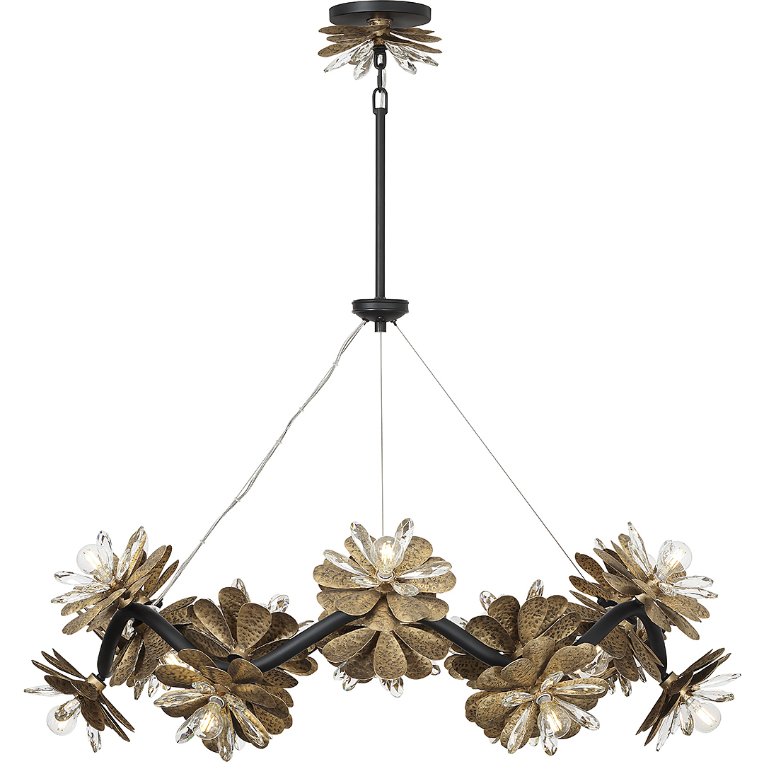 Giselle 24 Light 46 inch Delphine Chandelier Ceiling Light