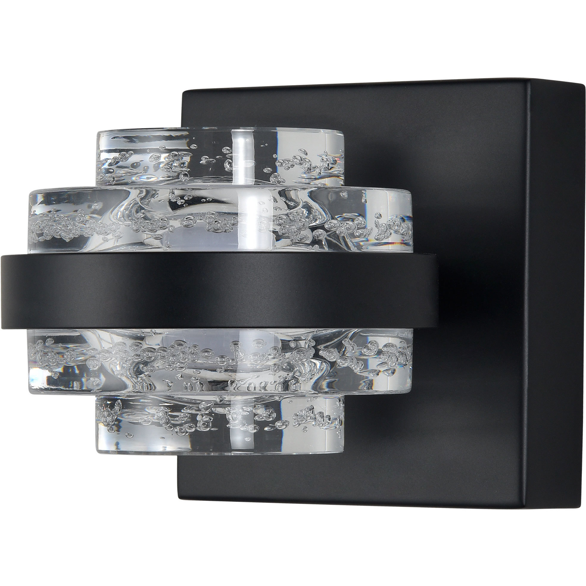 Milano Series Sconce Wall Light in Black, Artisan Collection
