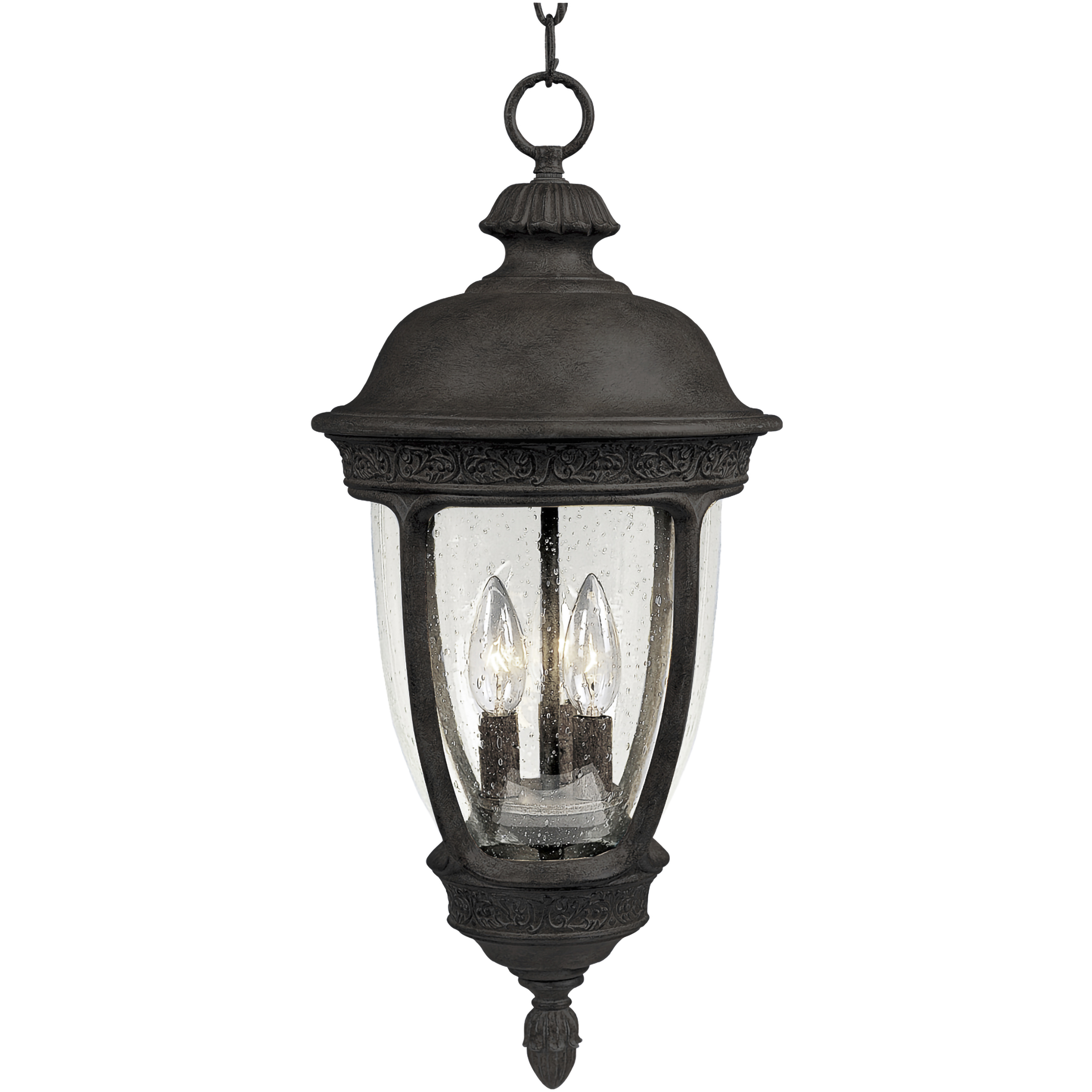 Knob Hill DC 3 Light 13 inch Sienna Outdoor Hanging Lantern