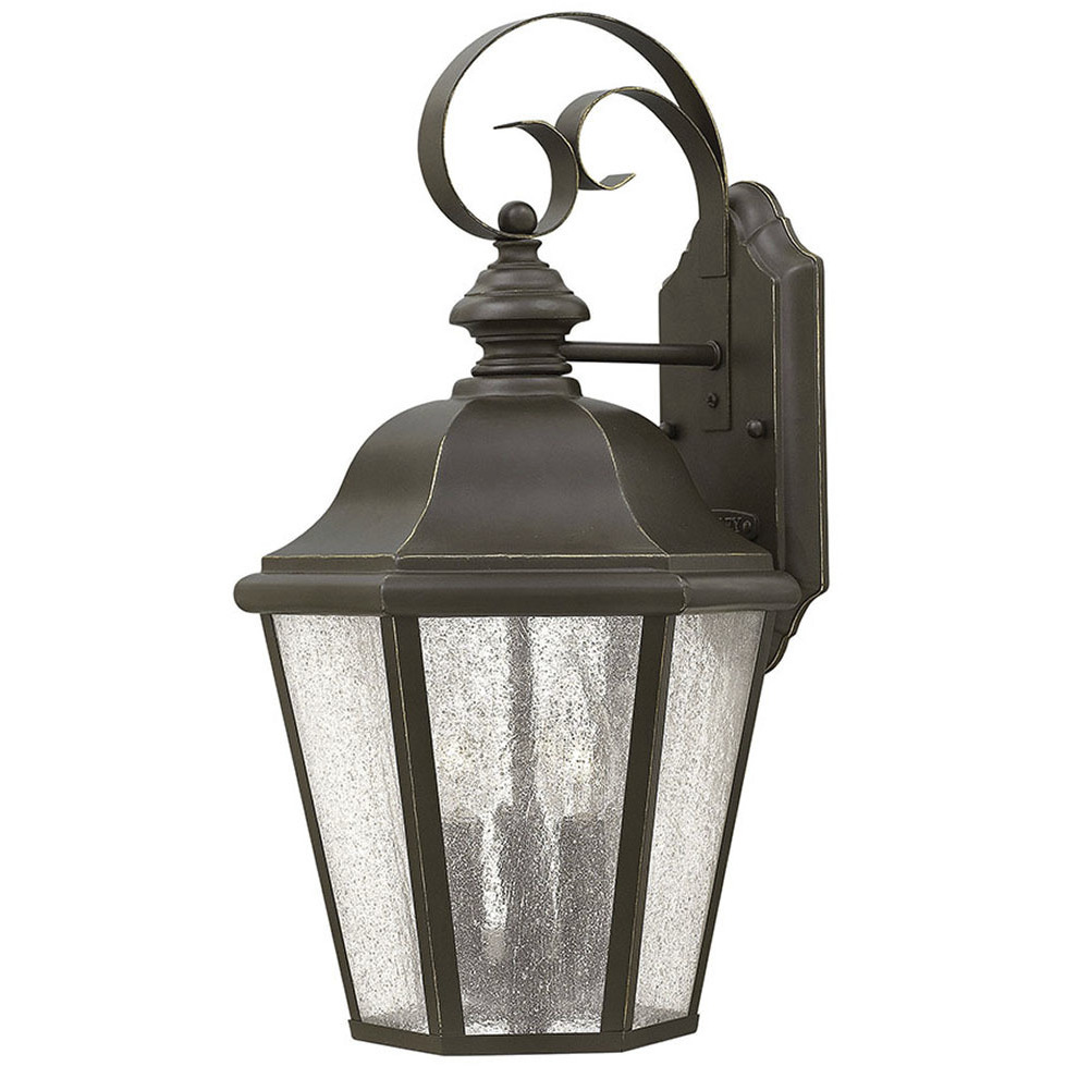 Estate Series Edgewater Outdoor Wall Mount Lantern in Oil Rubbed Bronze, Non-LED