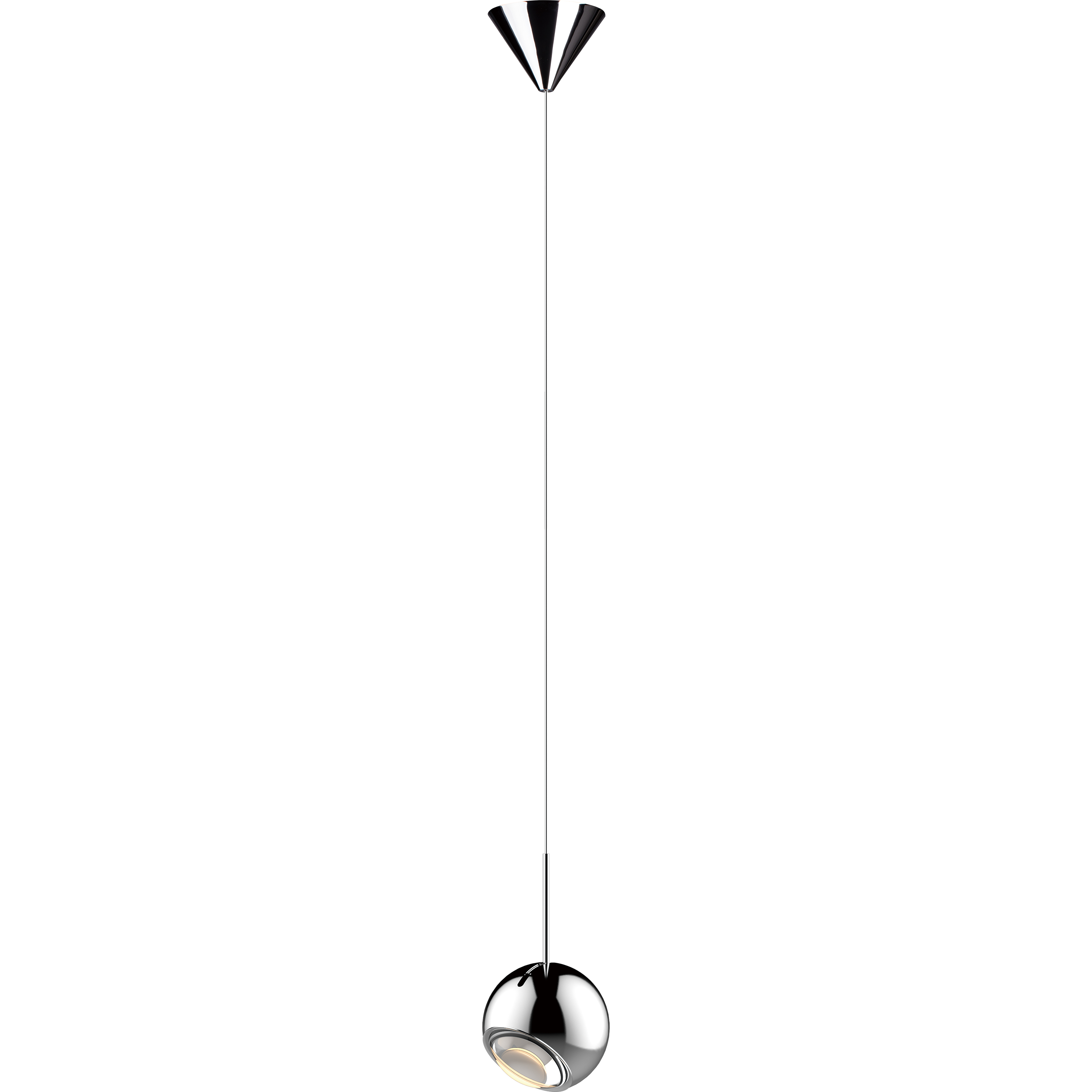 Secret 5 inch Polished Chrome Pendant Ceiling Light