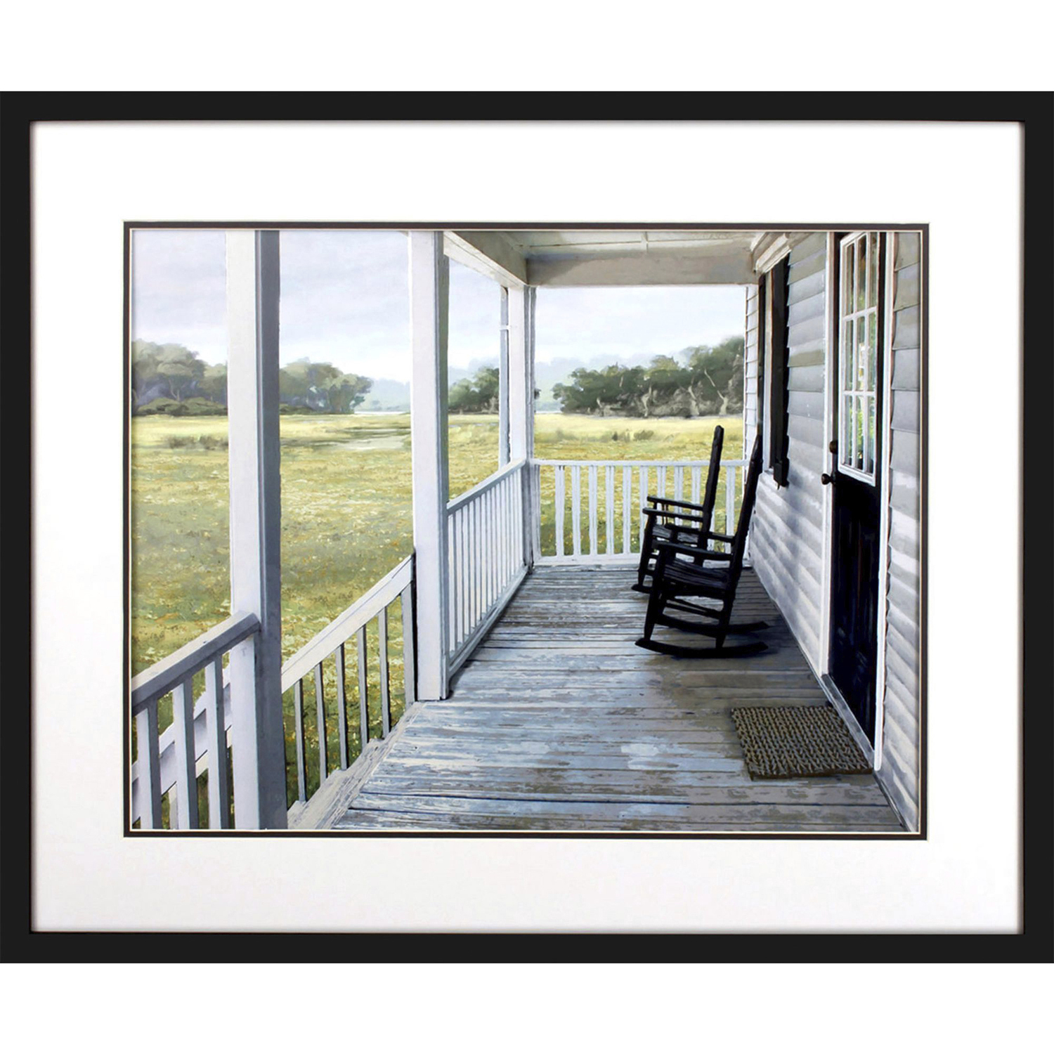 Farmhouse Neutral and Gray and Green and Brown Framed Art, Propac
