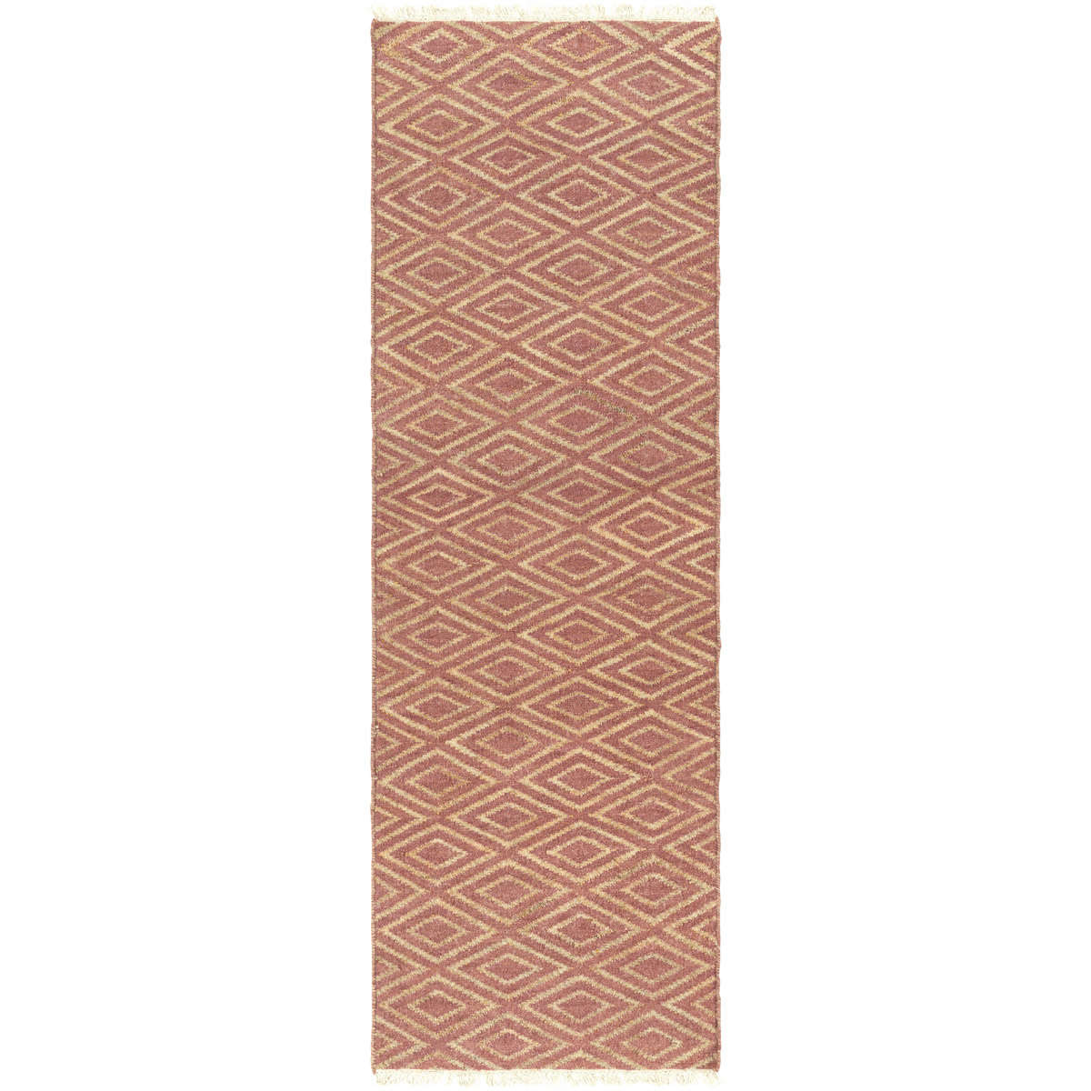 Laural 96 X 30 inch Cream, Khaki, Mauve Rug