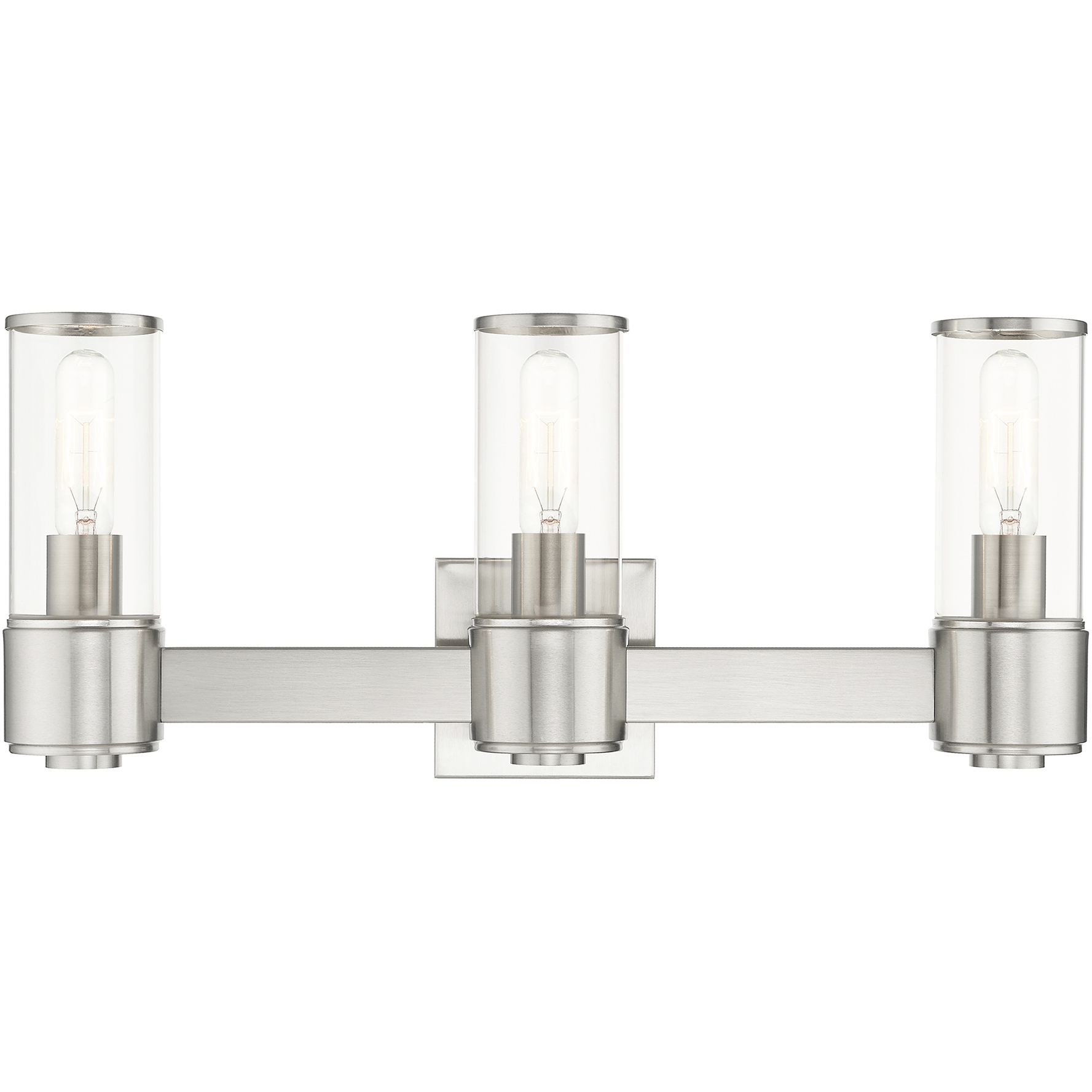 Quincy 3 Light 22.5 inch Brushed Nickel Vanity Wall Sconce Wall Light