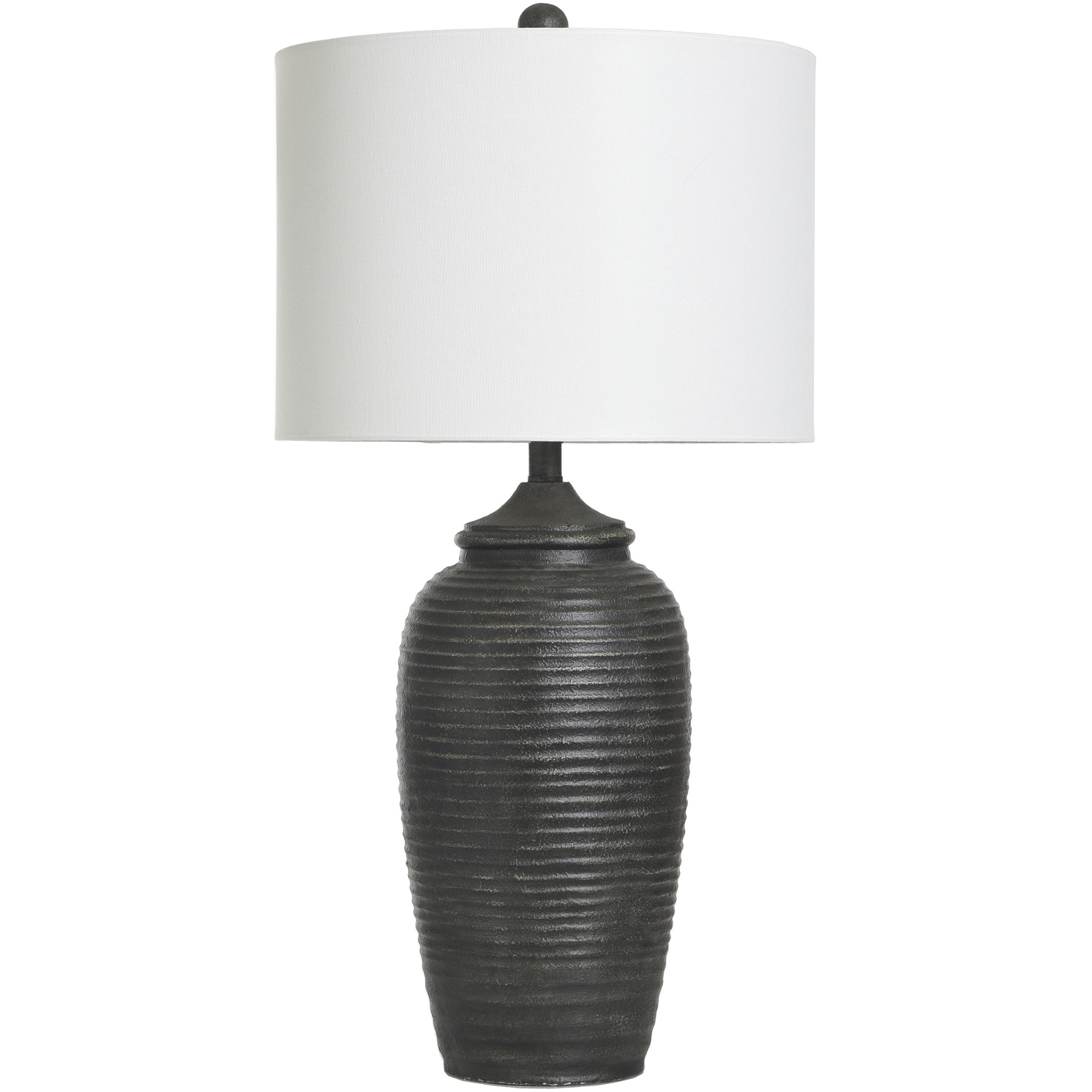 Charlotte 32 inch 150.00 watt Matte Black Table Lamp Portable Light