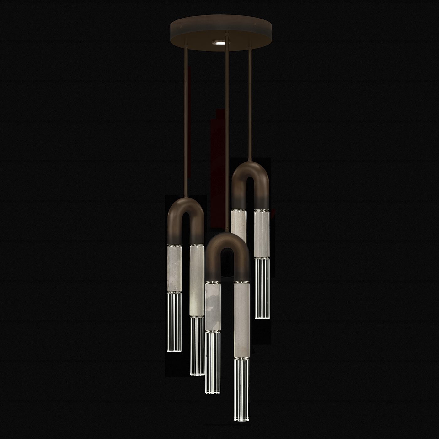 Antonia LED 16 inch Bronze Pendant Ceiling Light