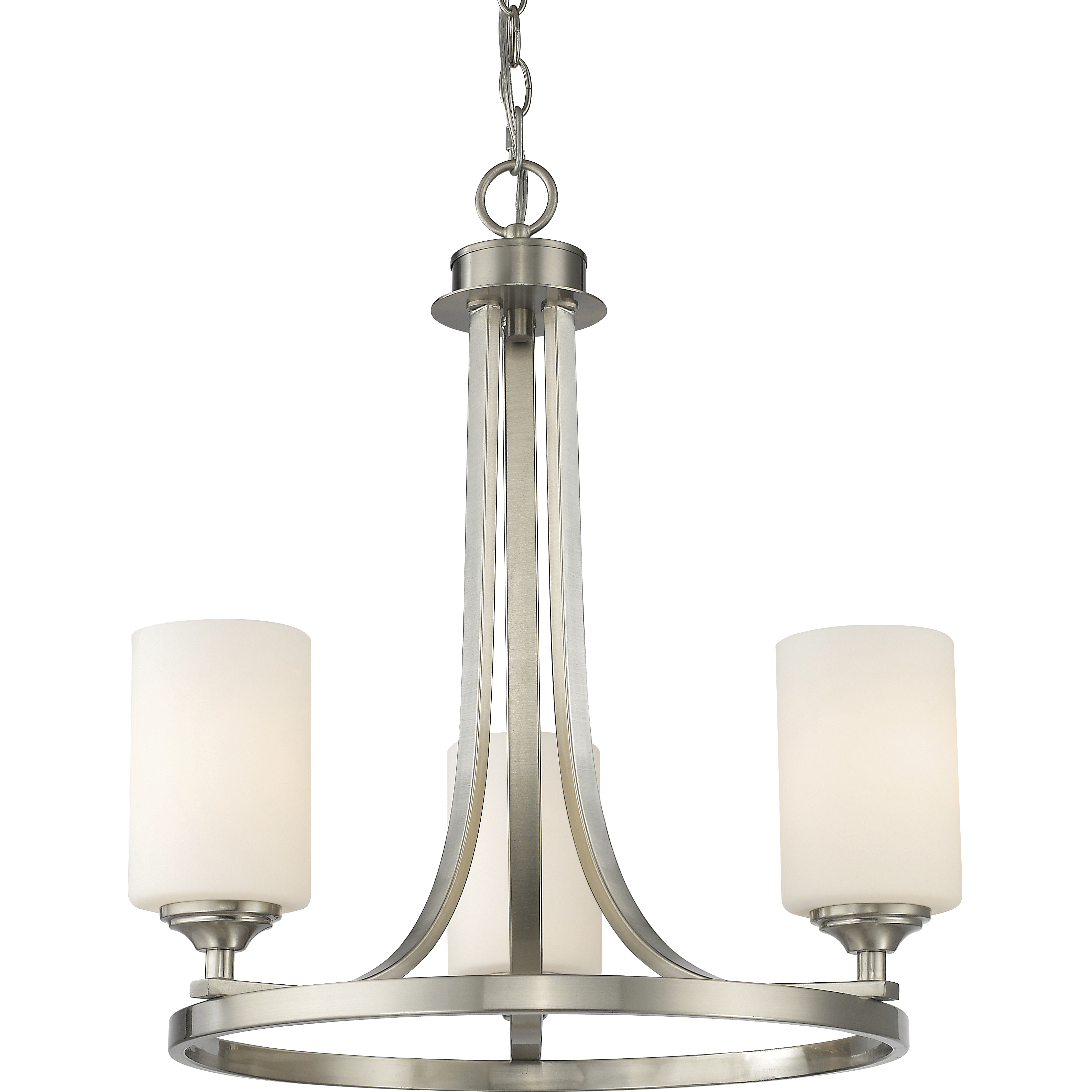 Z-Lite 435-3BN Bordeaux 3 Light 19.38 inch Brushed Nickel