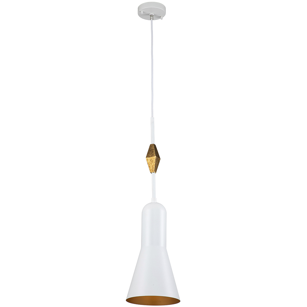Etoile 1 Light 7 inch White Pendant Ceiling Light