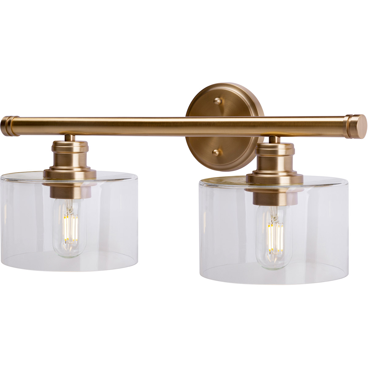 Zane 2 Light 21 inch Soft Gold Vanity Light Wall Light