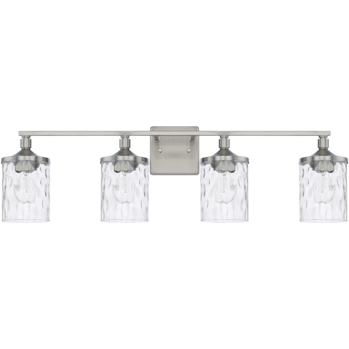 Colton 4 Light 33.5 inch Brushed Nickel Vanity Light Wall Light