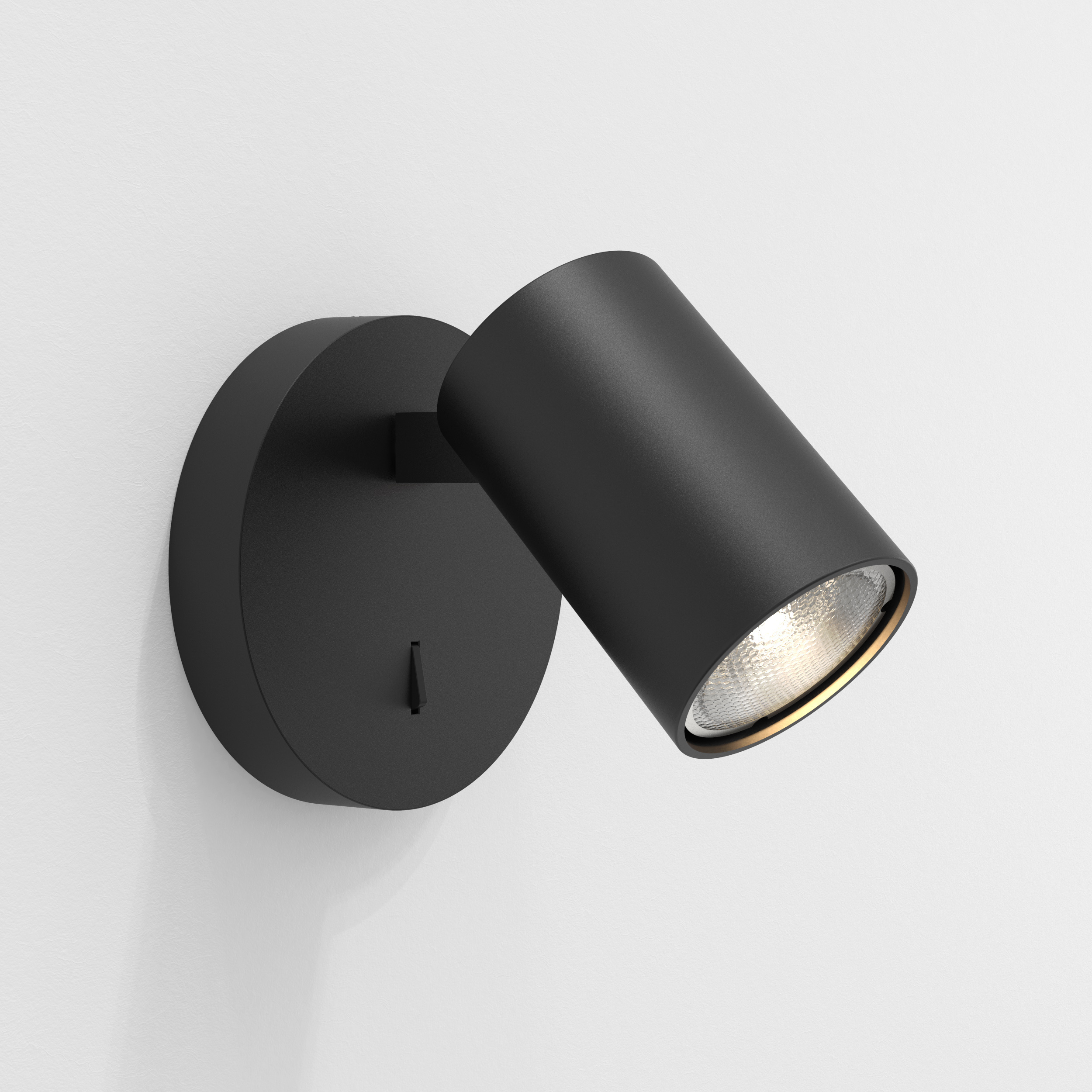 Ascoli 5.12 inch Matte Black Interior Reading Light Wall Light