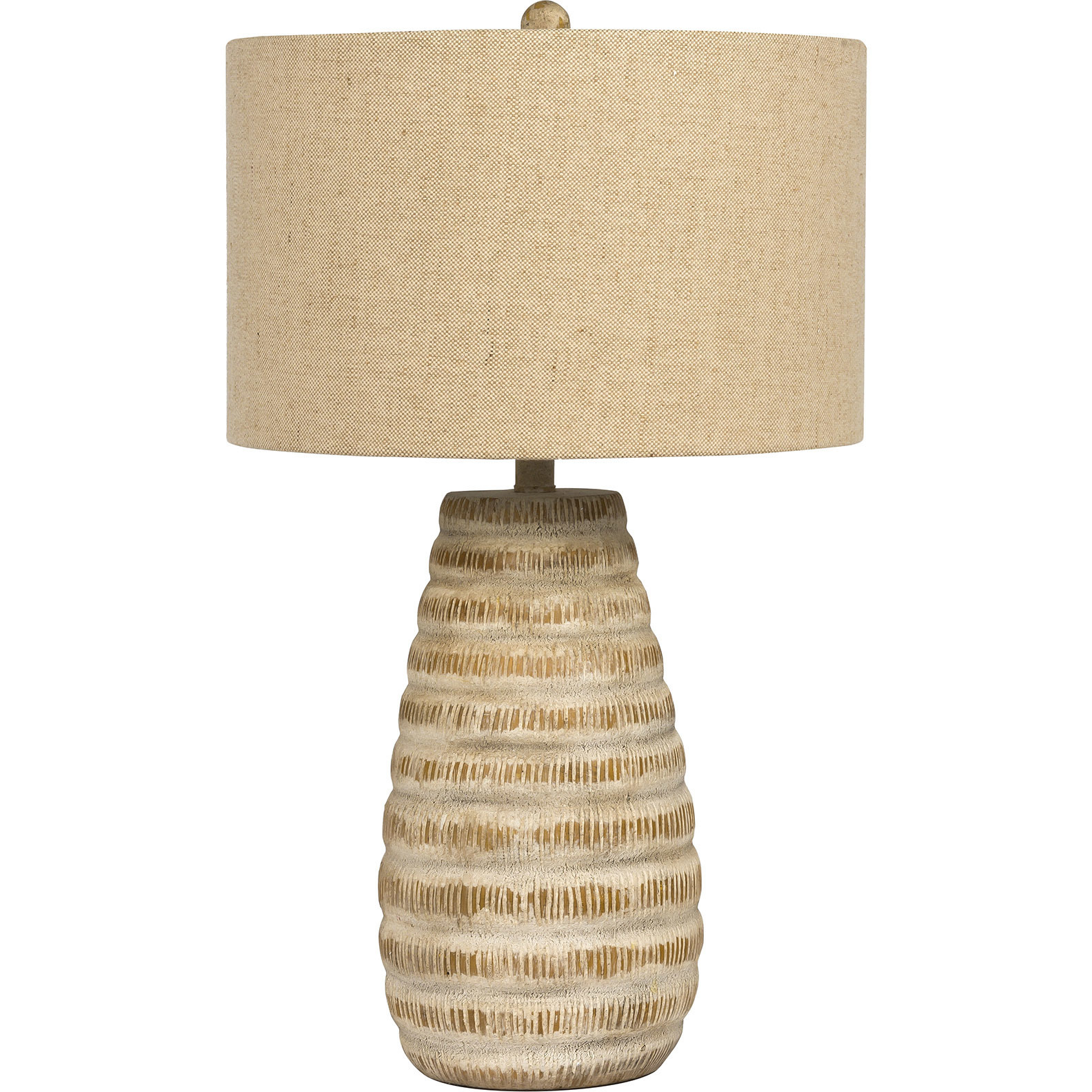 Bejamin 27 inch 100 watt Washed Grey Table Lamp Portable Light