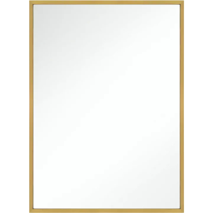 Kit 36 X 24 inch Burnished Brass Mirror, Rectangular