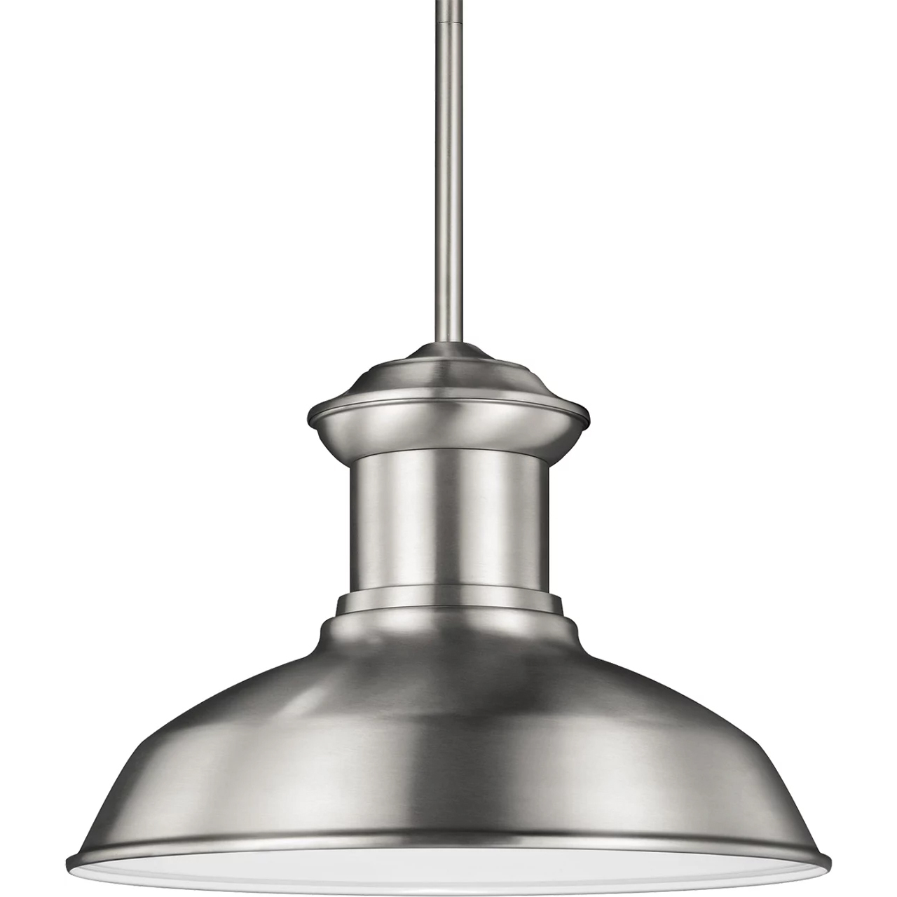 Fredricksburg 1 Light 13.25 inch Satin Aluminum Outdoor Pendant