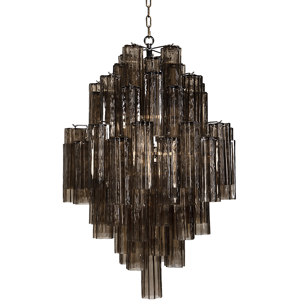 Coco 9 Light 25 inch Silver Chandelier Ceiling Light
