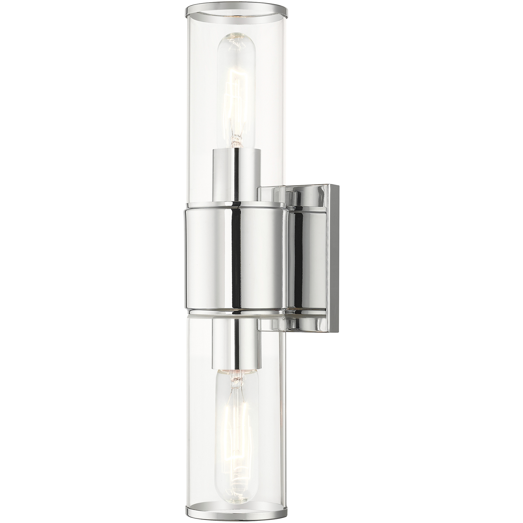 Quincy 2 Light 16 inch Polished Chrome Vanity Sconce Wall Light