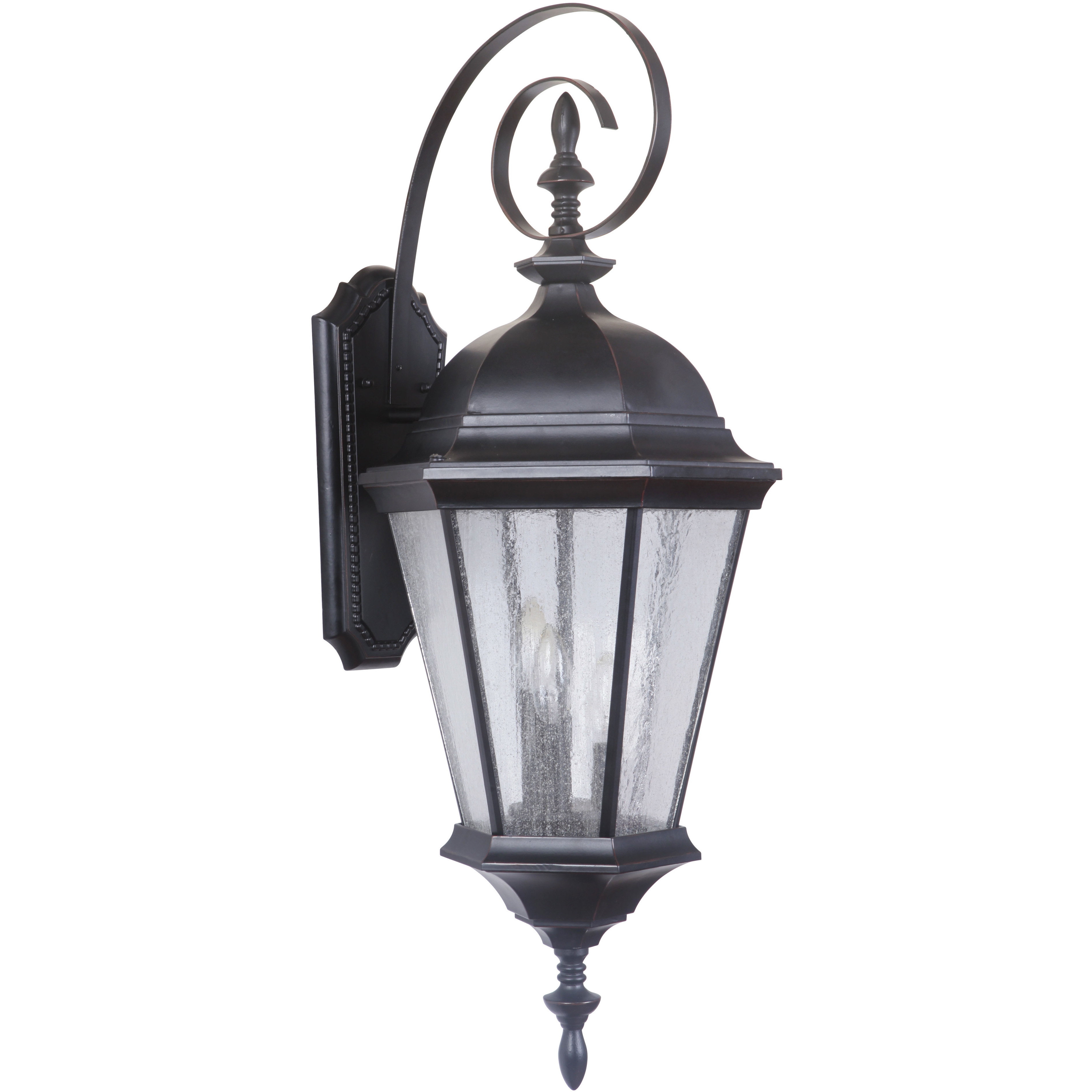 Chadwick 3 Light 33 inch Oiled Bronze Gilded Outdoor Wall Mount, Large