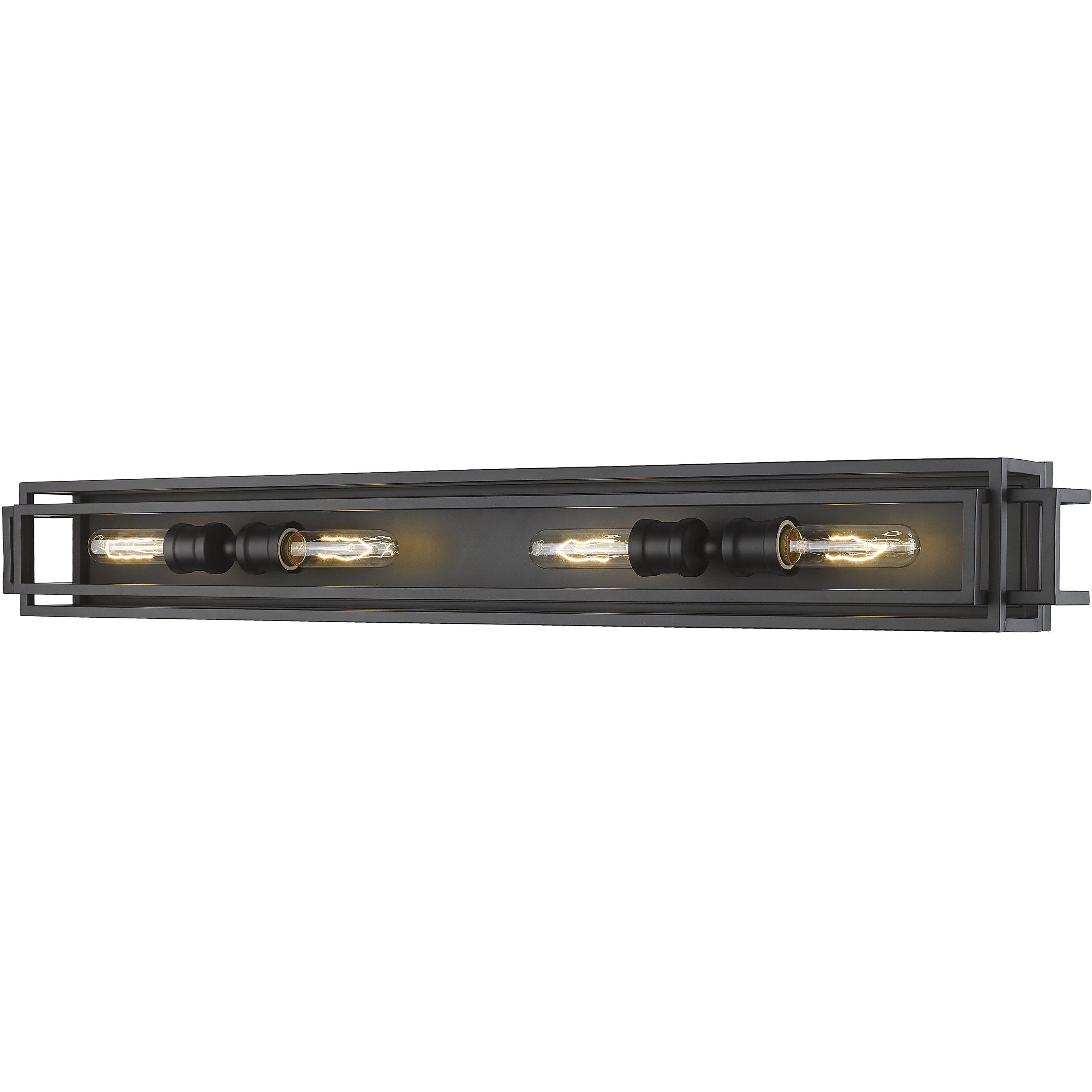 Titania 4 Light 4.75 inch Matte Black Vanity Wall Light
