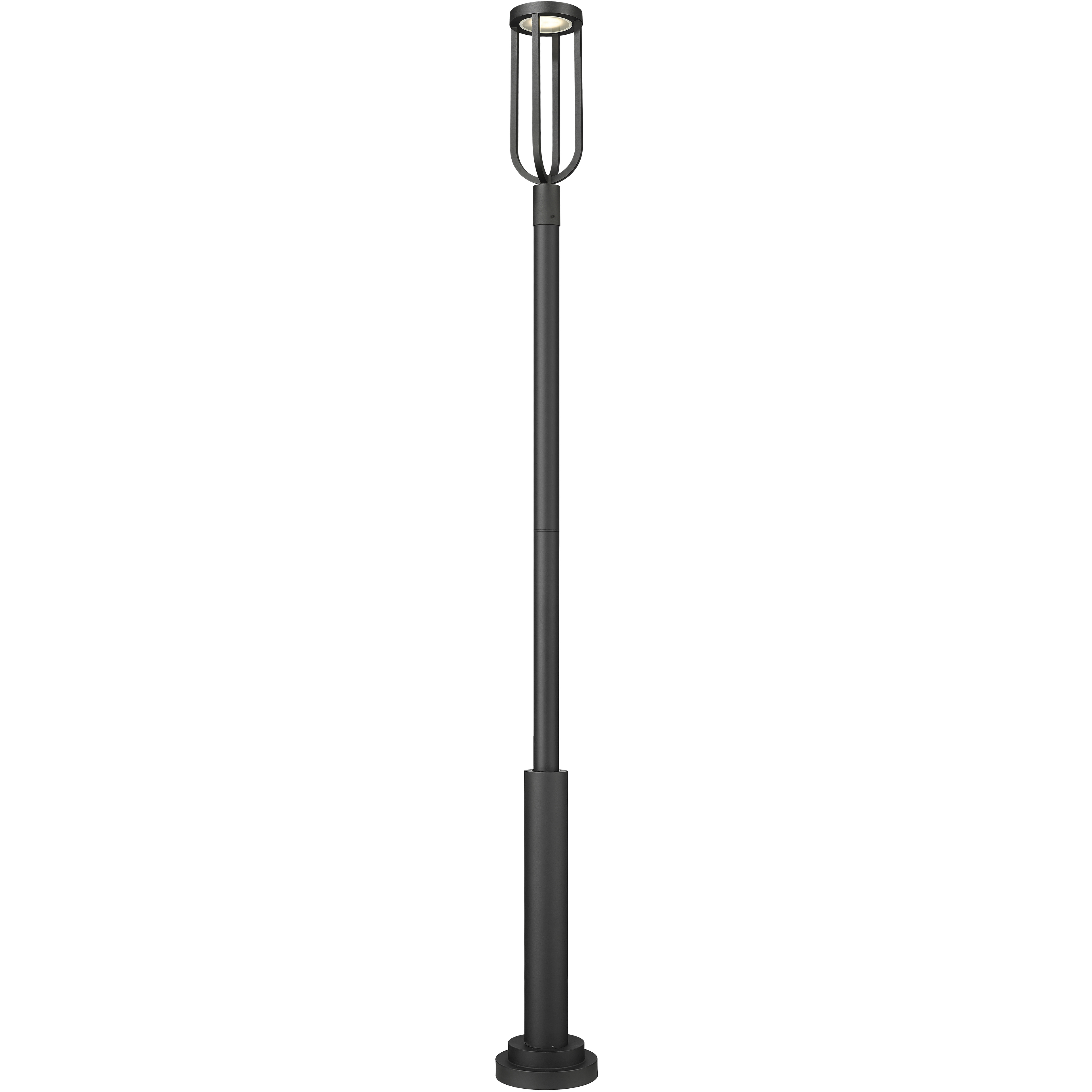 Leland LED 118.25 inch Sand Black Outdoor Post Mounted Fixture