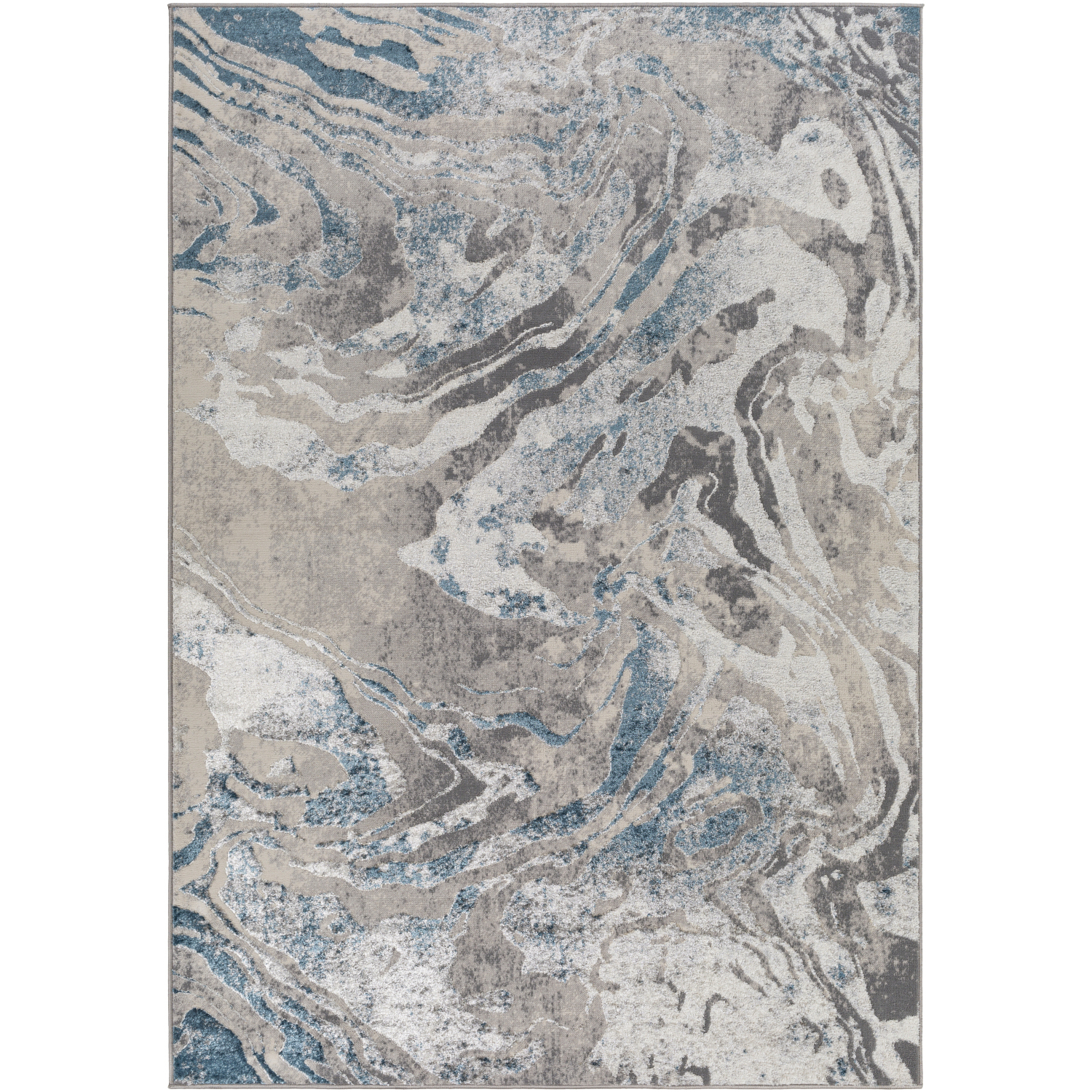 Firenze 84 X 62 inch Light Grey Rug, Rectangle