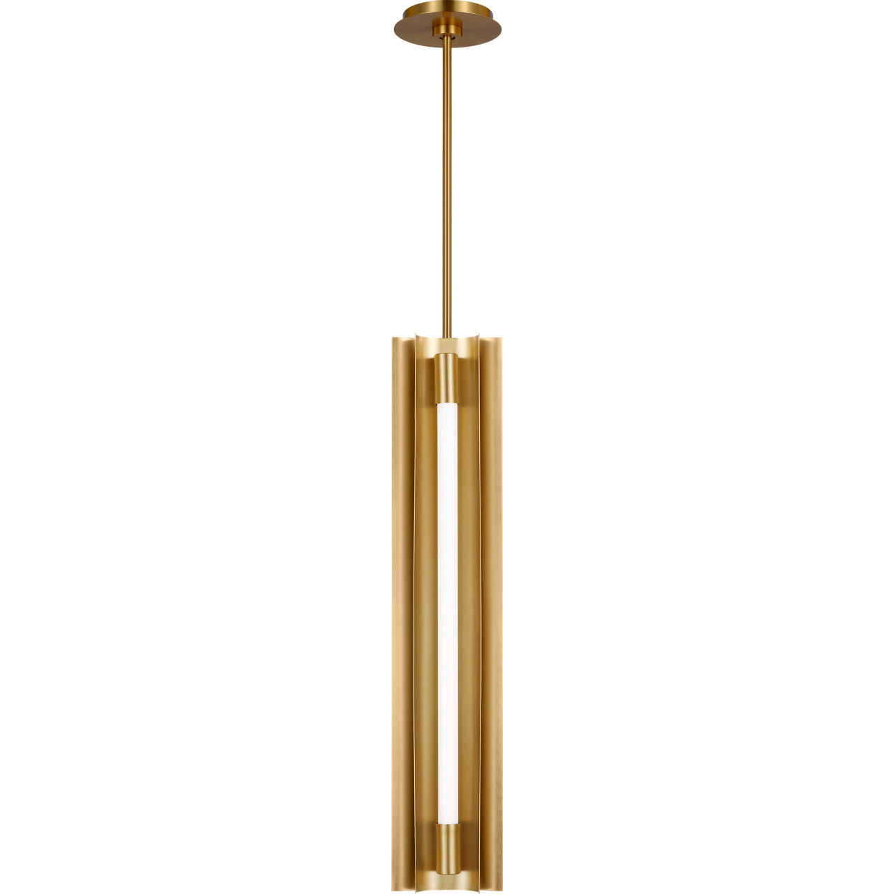 Kelly by Kelly Wearstler Carson LED 5.38 inch Burnished Brass Pendant Ceiling Light