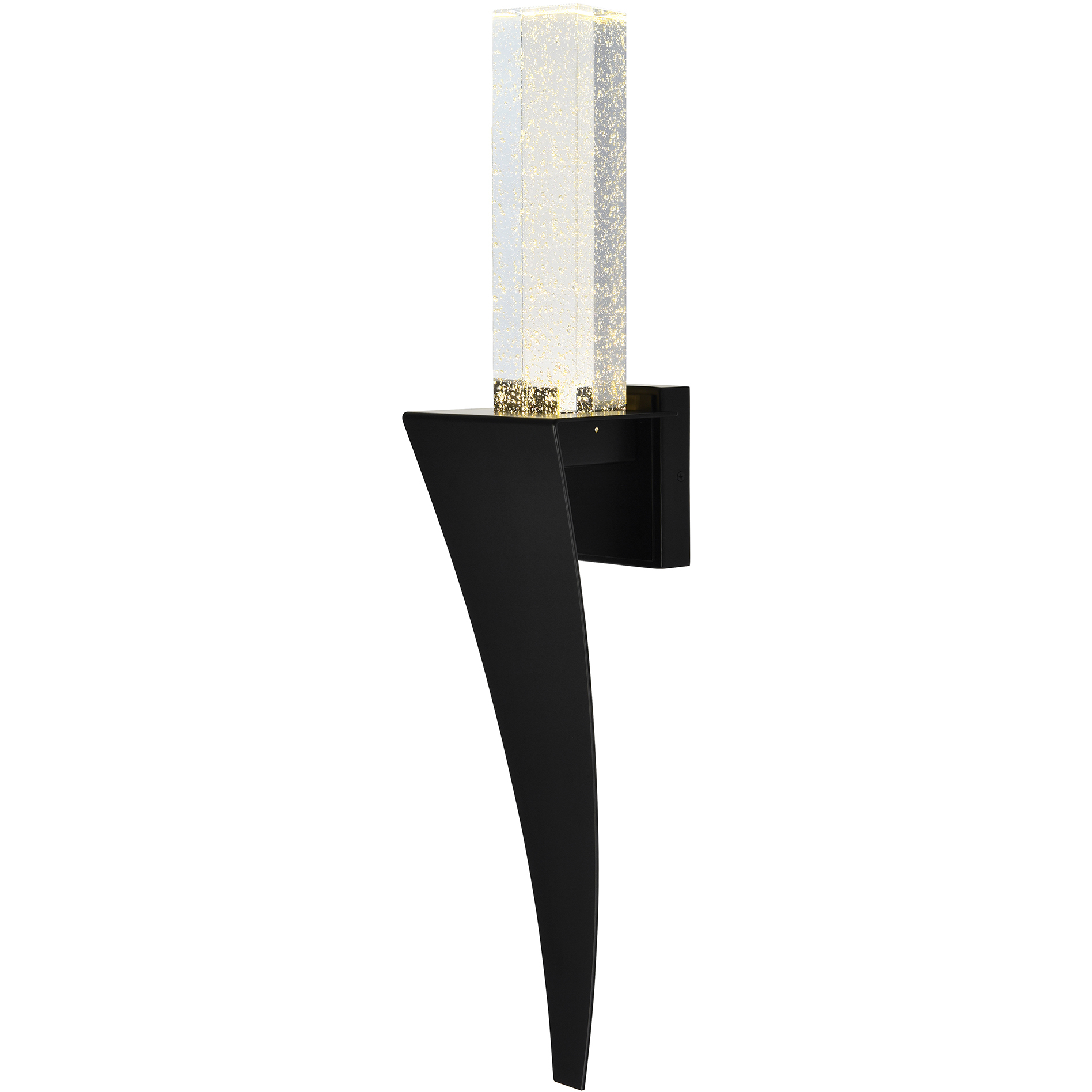 Catania LED 7 inch Black Wall Light
