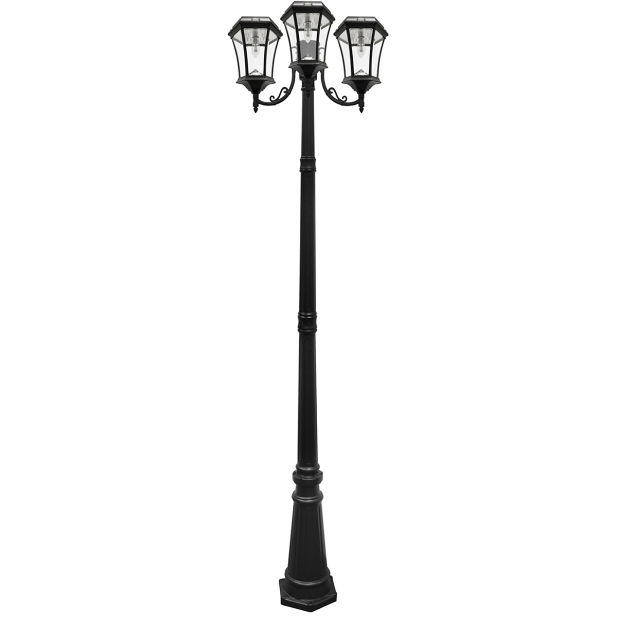 3 light garden lamp post hotsell