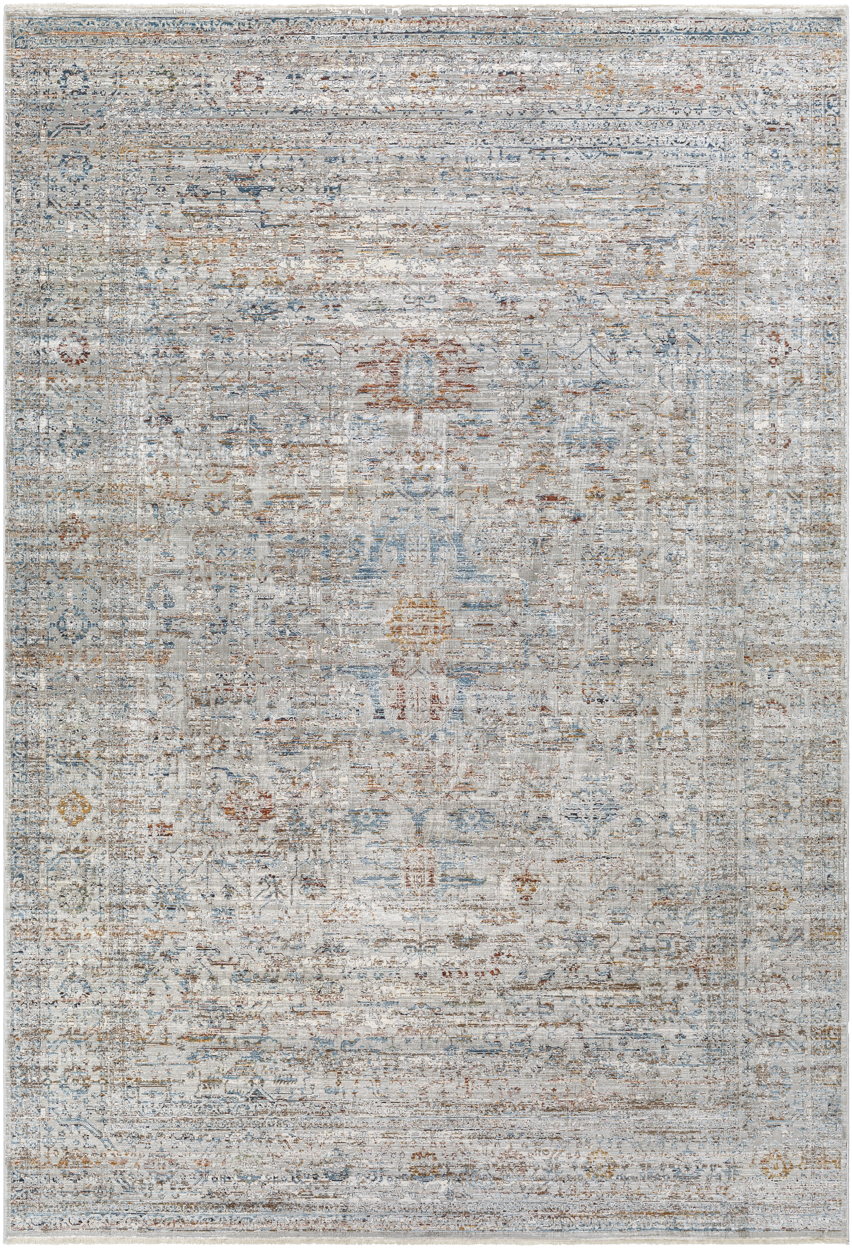 Isfahan 144 X 108 inch Gray Rug, Rectangle