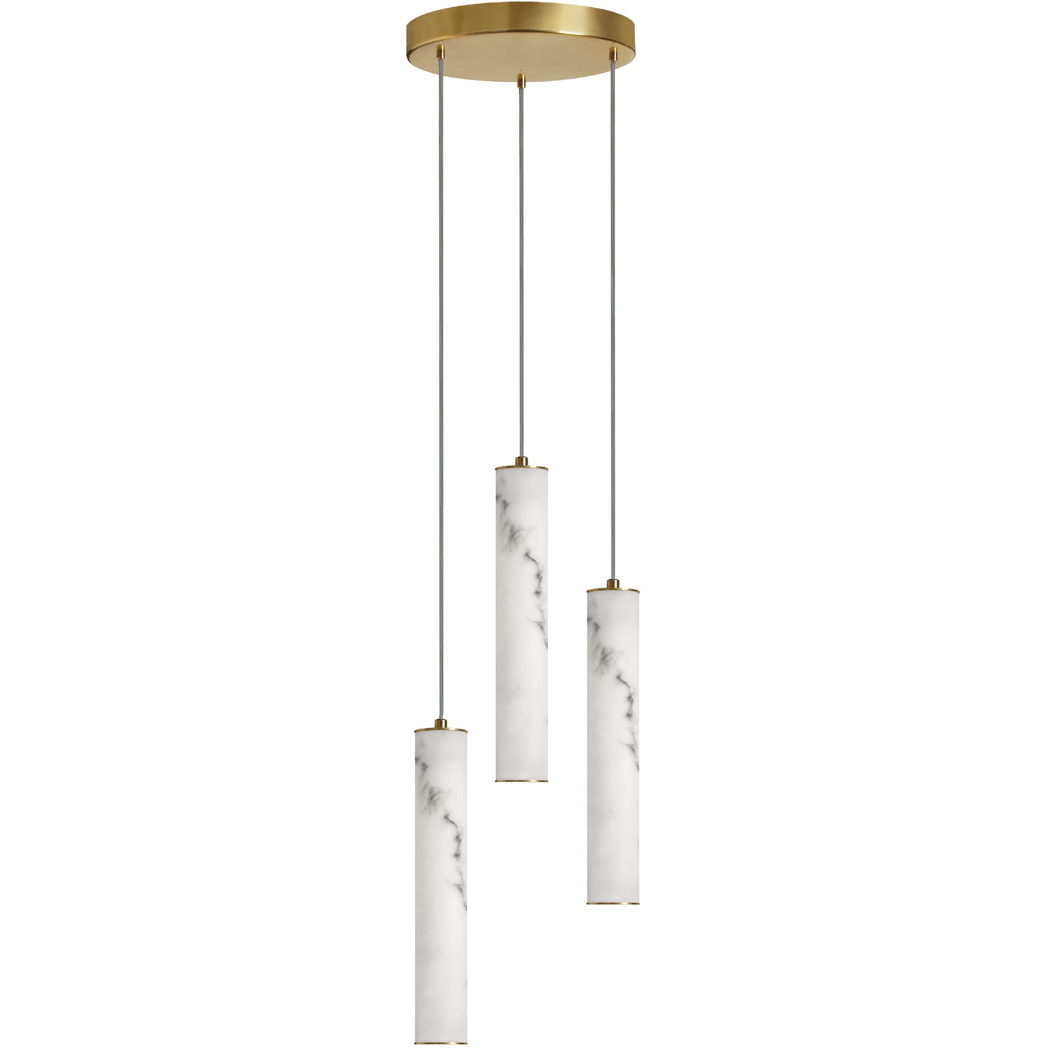 Reuben LED 12 inch Aged Brass Pendant Ceiling Light