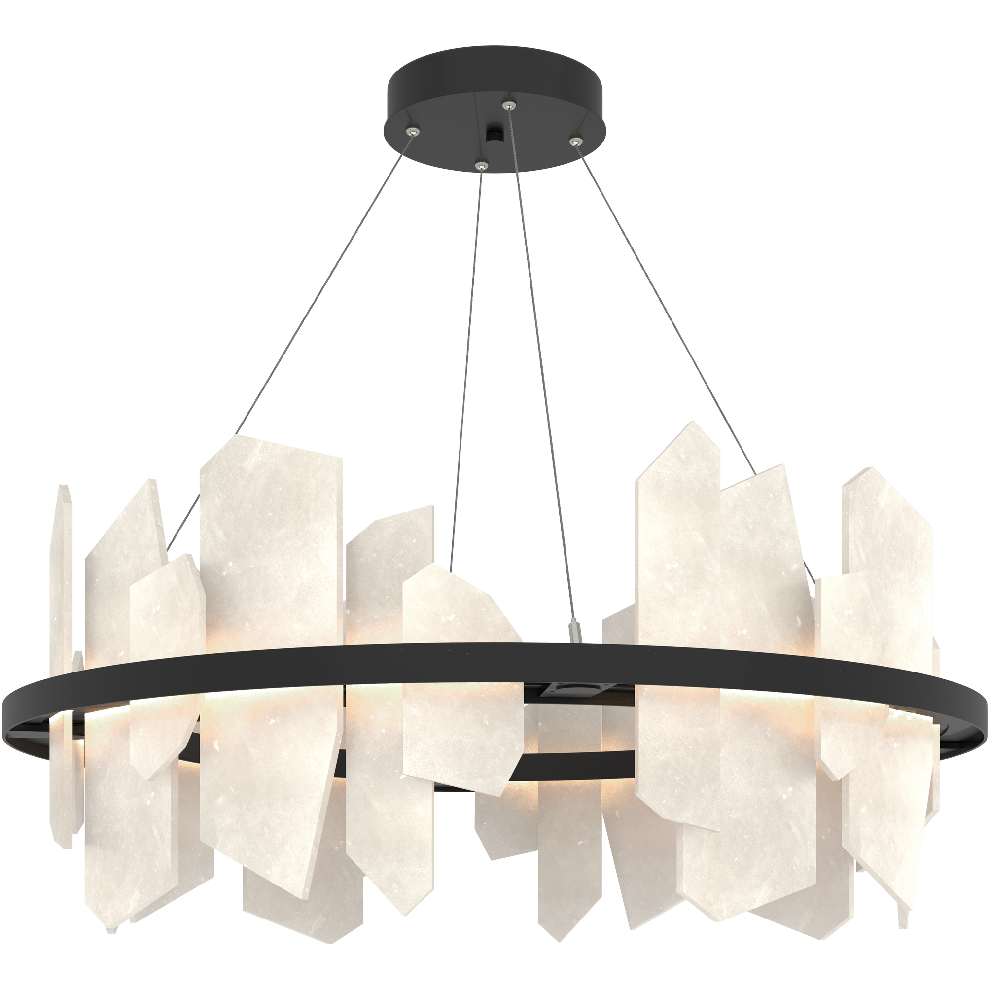 Volterra LED 38 inch Ink Circular Pendant Ceiling Light